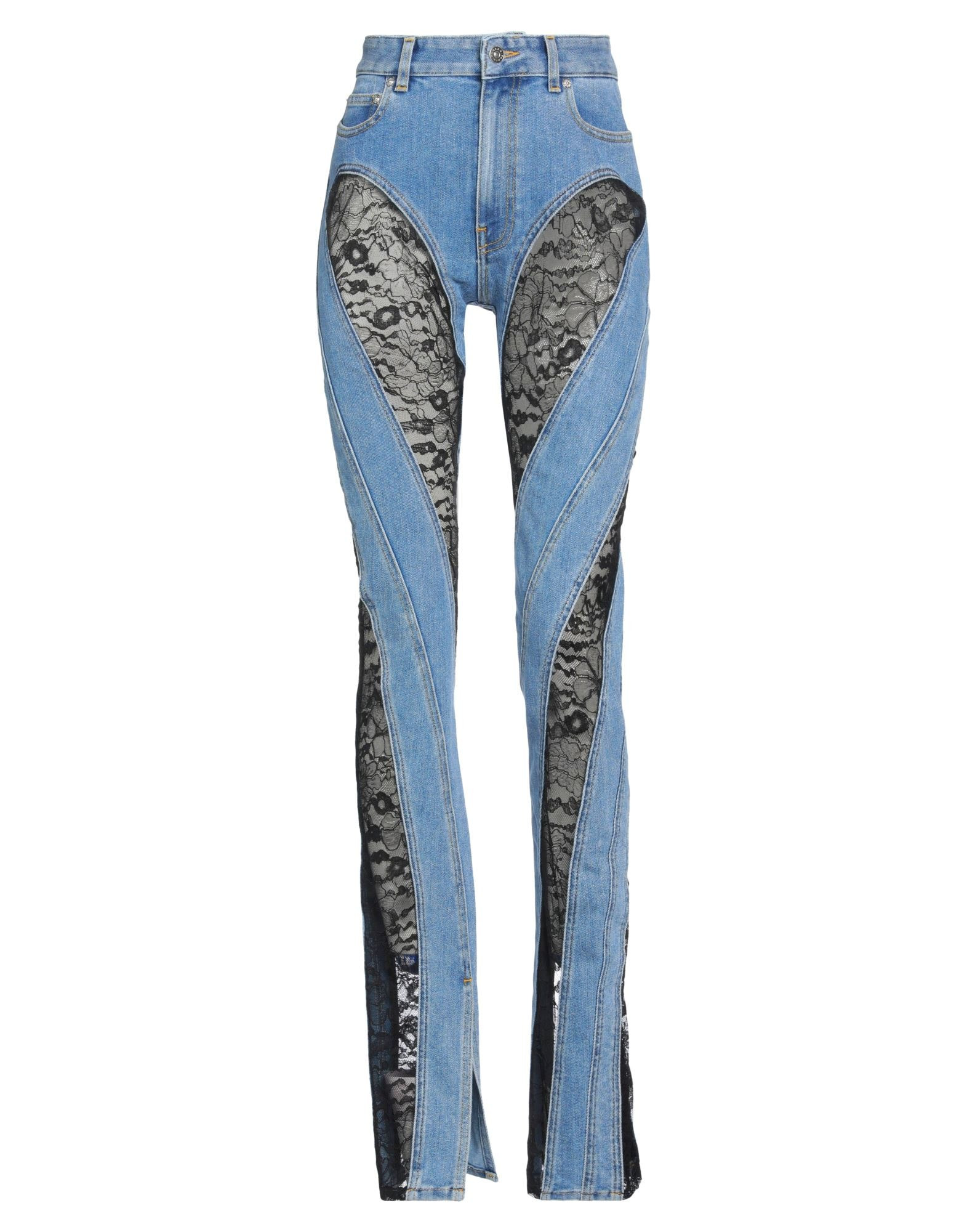 Blue Women's Denim Pants - 1