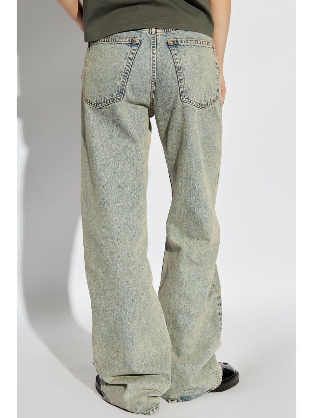 low-rise wide-leg jeans - 4