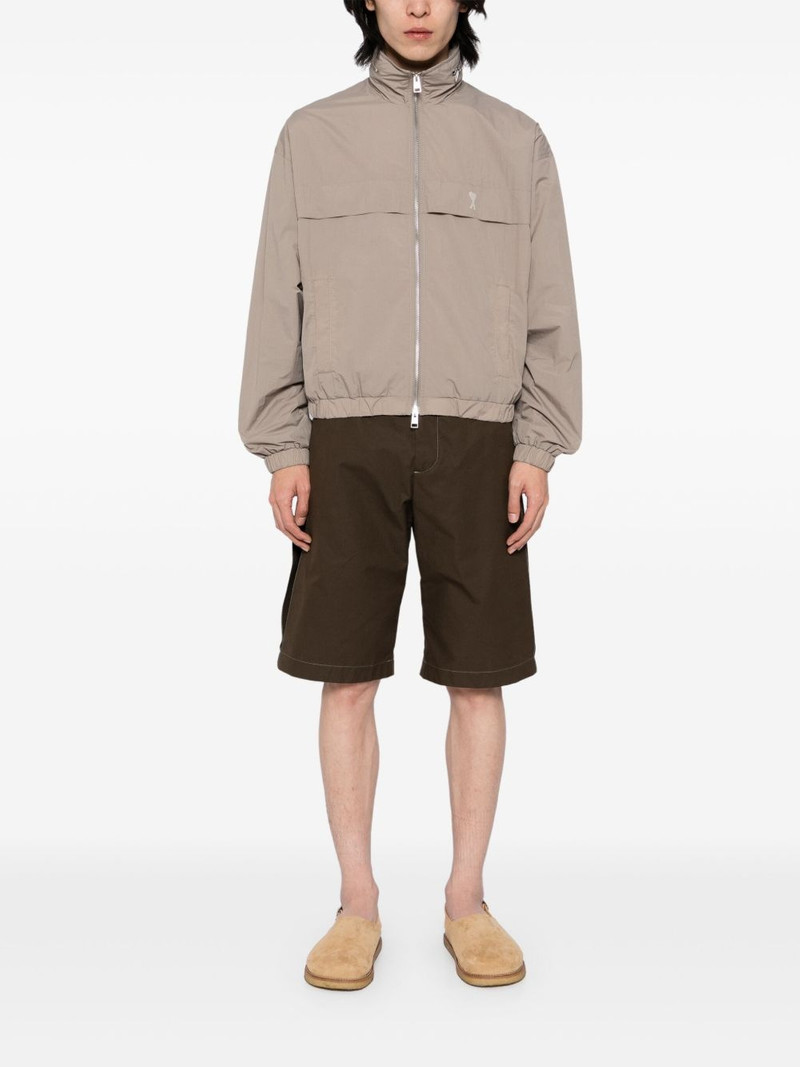 AMI Paris logo-print windbreaker outlook