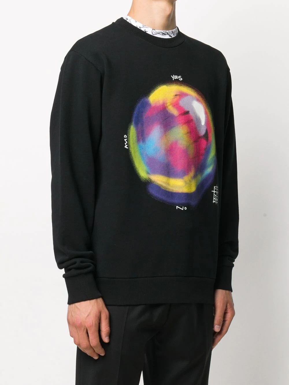 graphic print sweatshirt - 3