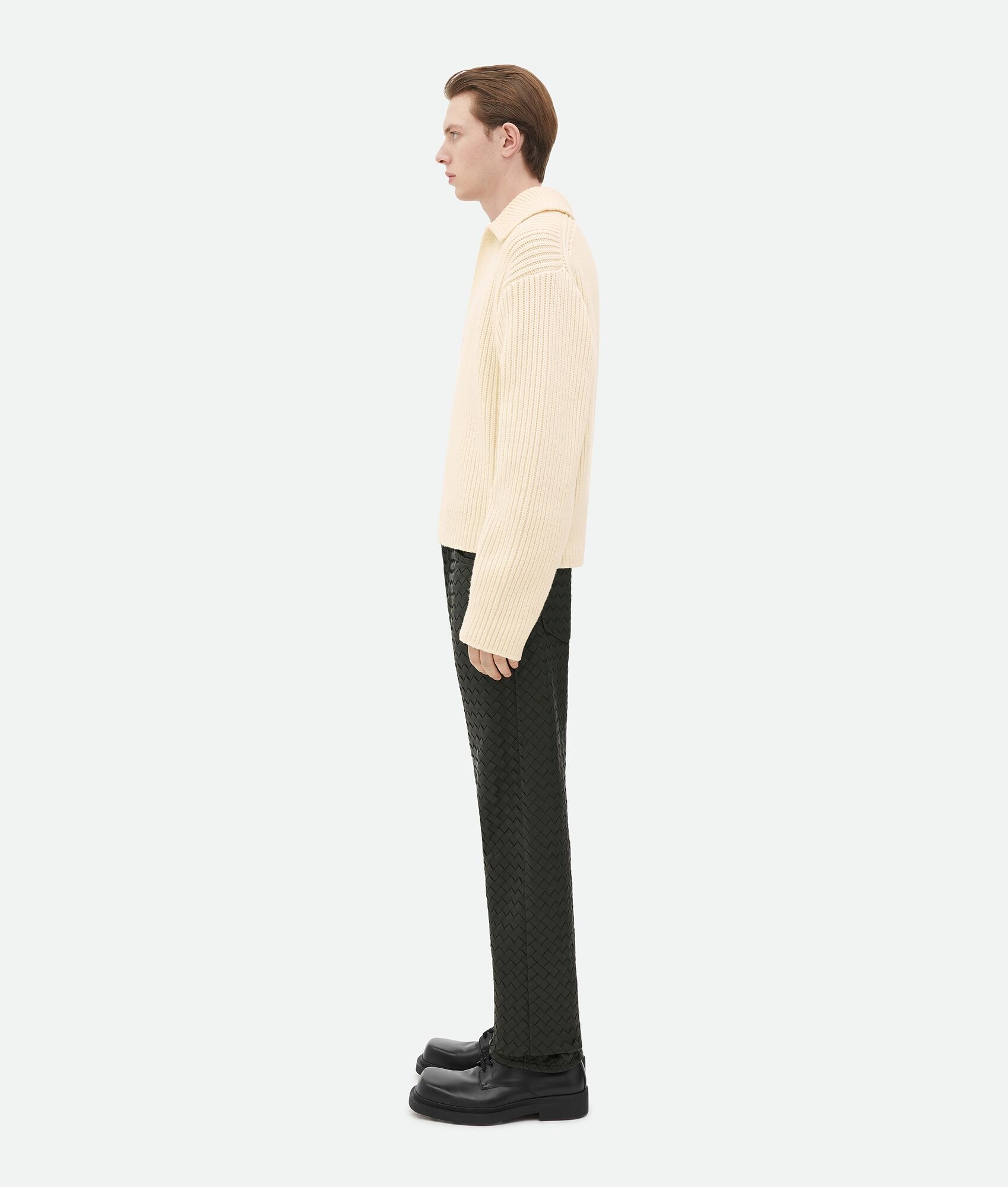Heavy Wool And Cashmere Polo - 2