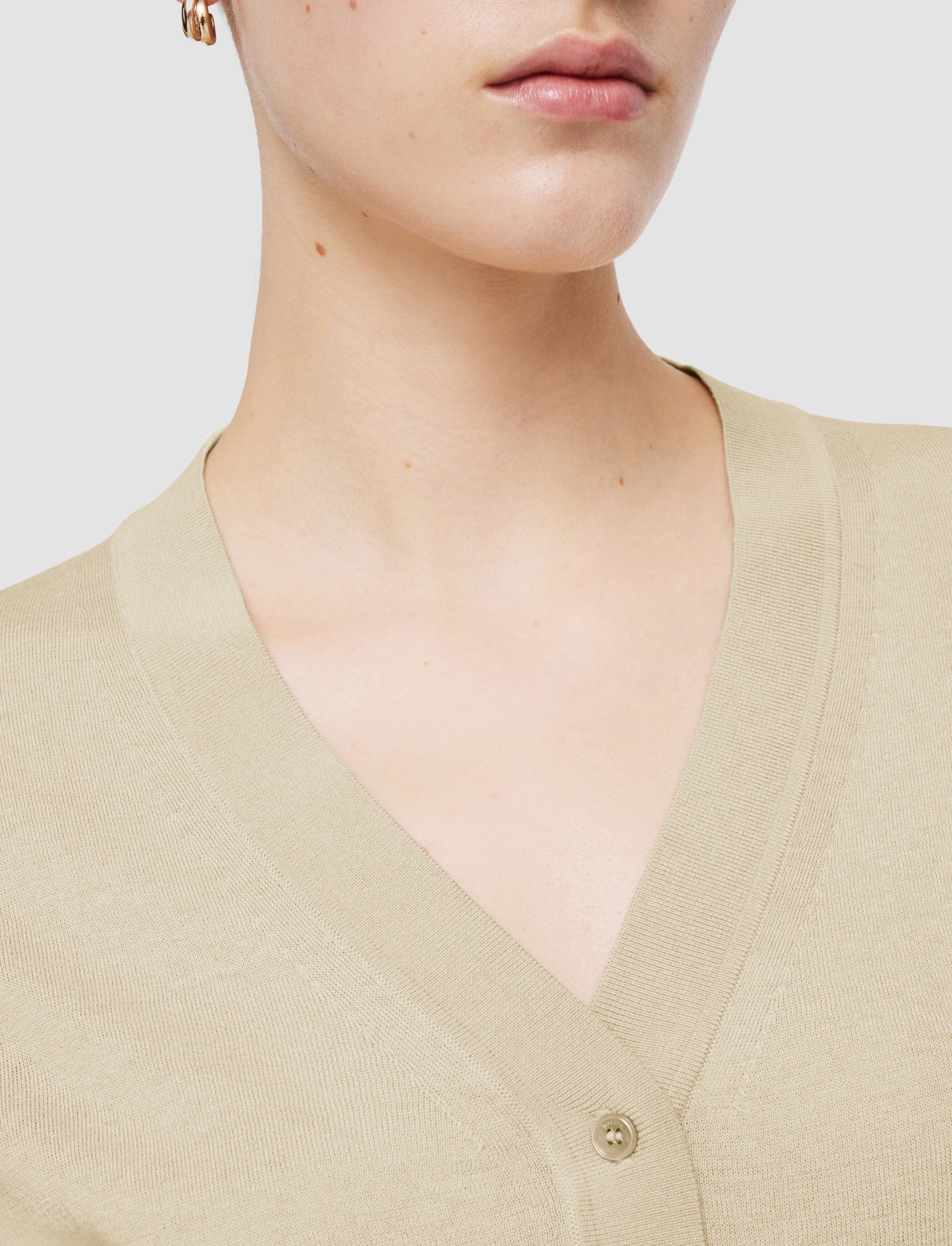 Superfine Cotton Silk Cardigan - 5