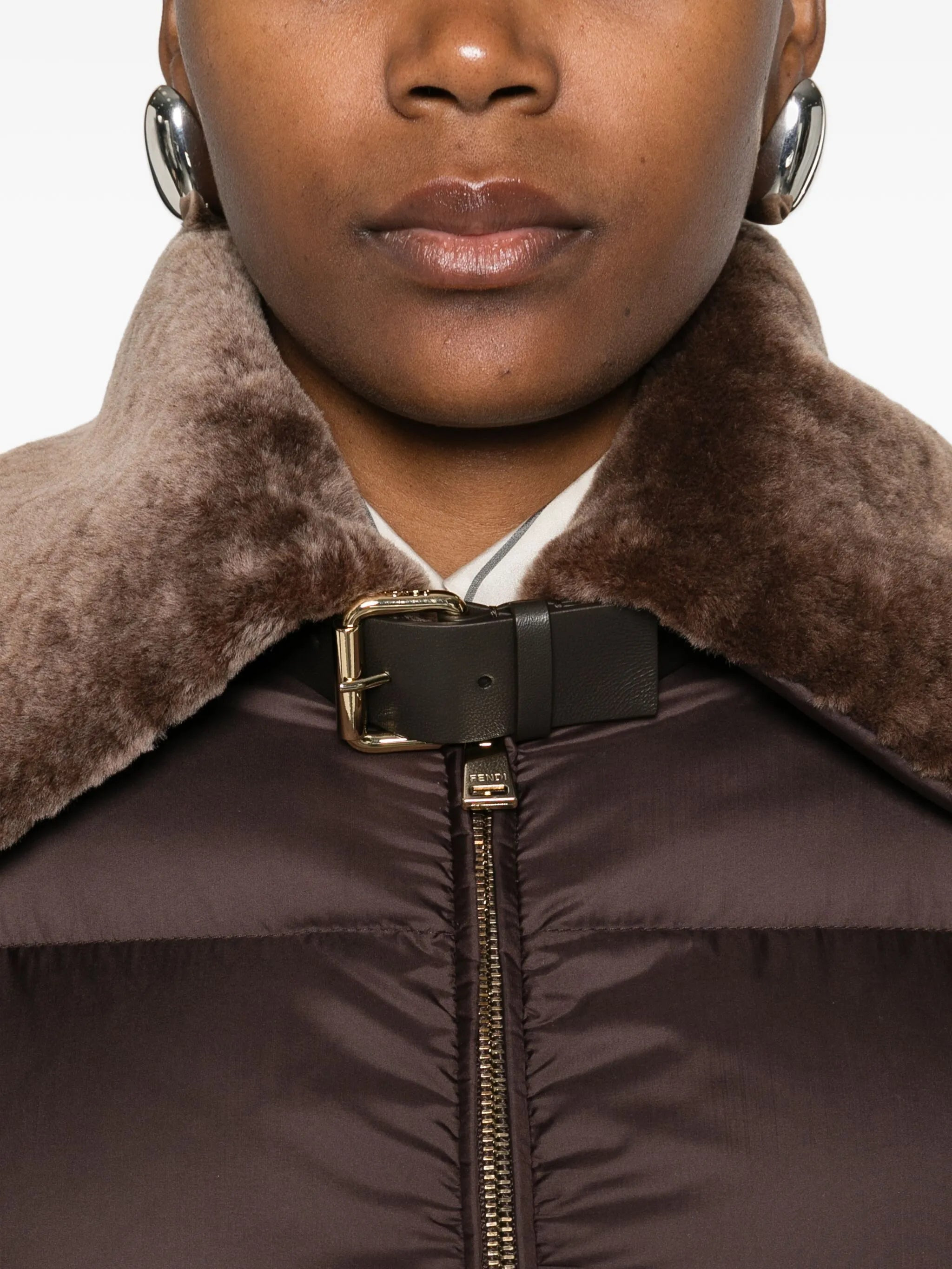 Fendi Shearling-collar Ski Jacket - 3