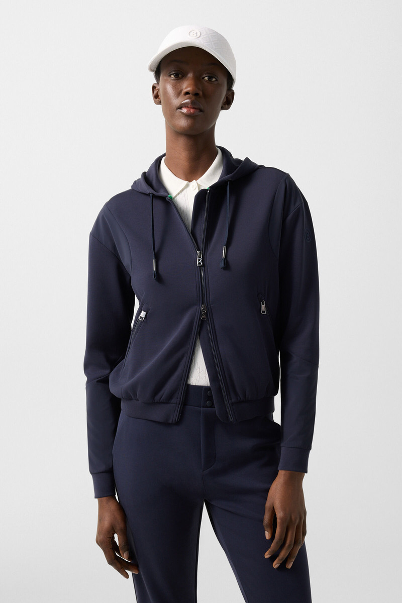Julietta jersey jacket in Navy blue 2