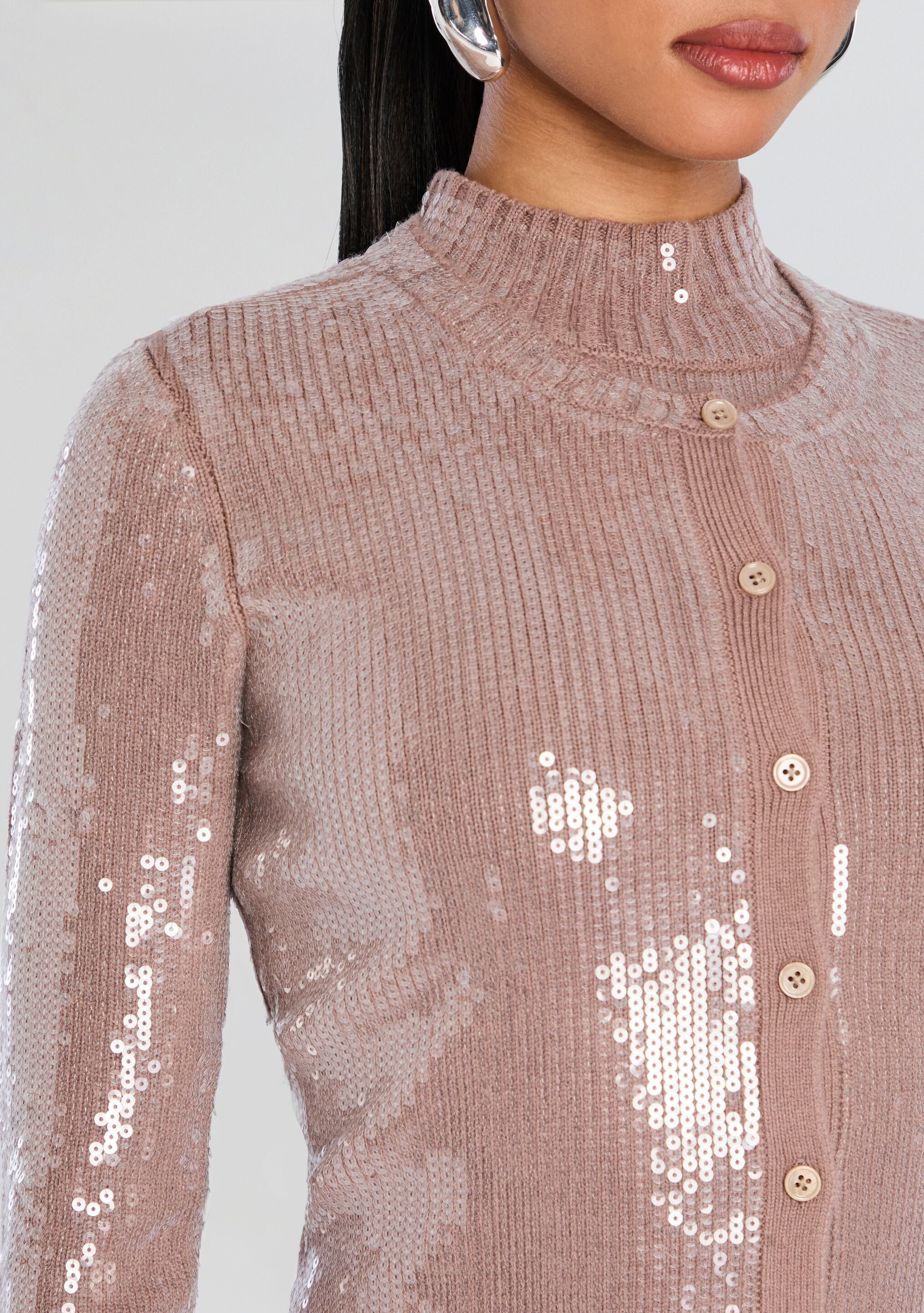 ANNAMARIE SEQUIN KNIT CARDIGAN - 2
