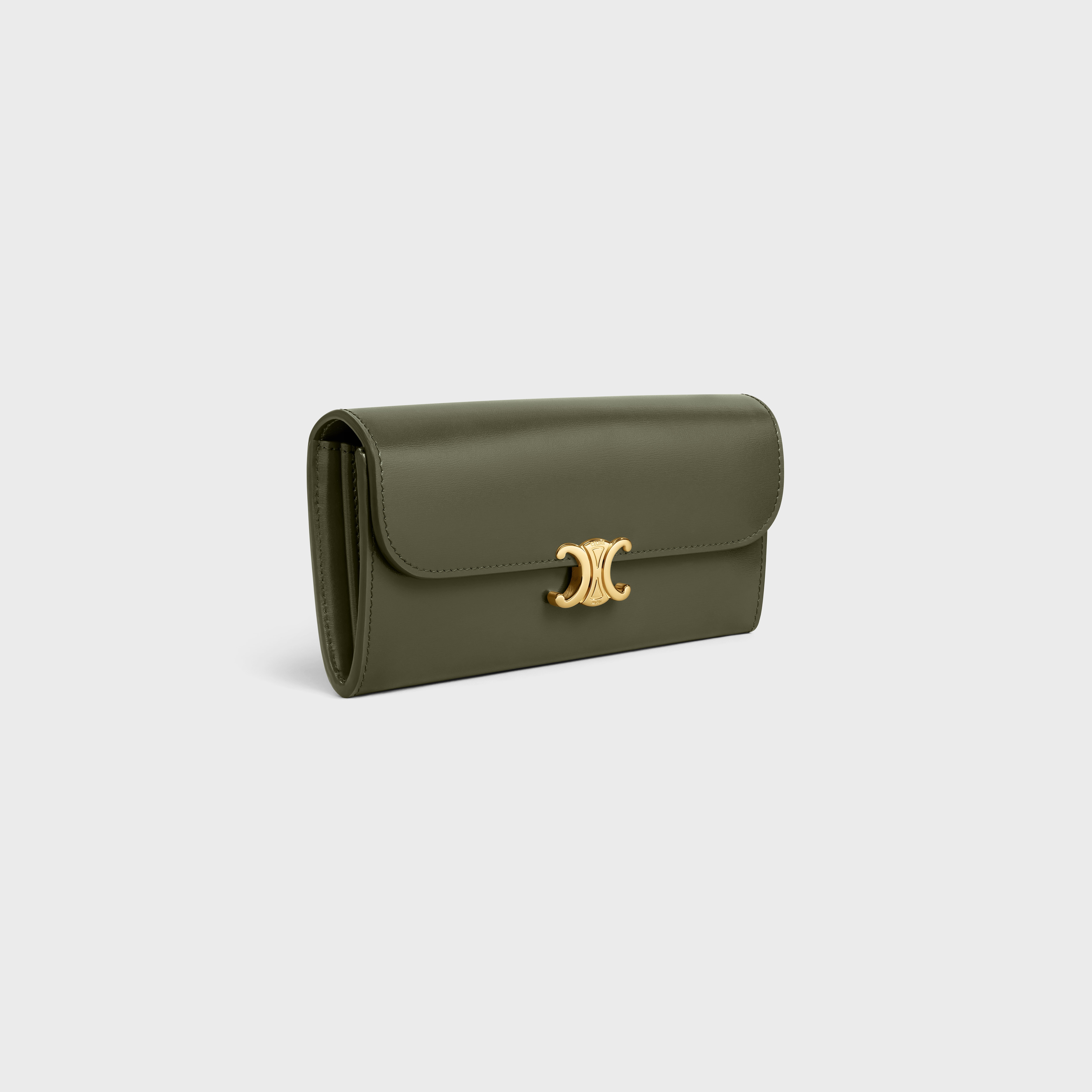 LARGE WALLET TRIOMPHE in Shiny calfskin - 2