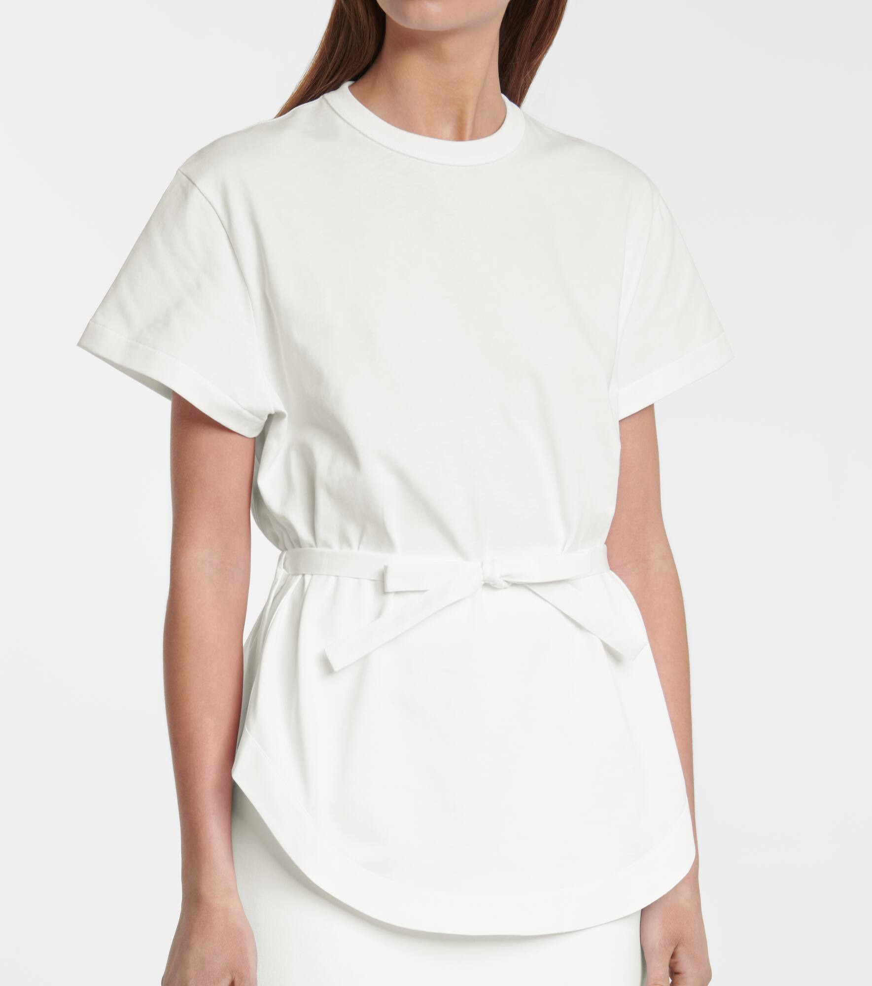 Peplum cotton T-shirt - 4