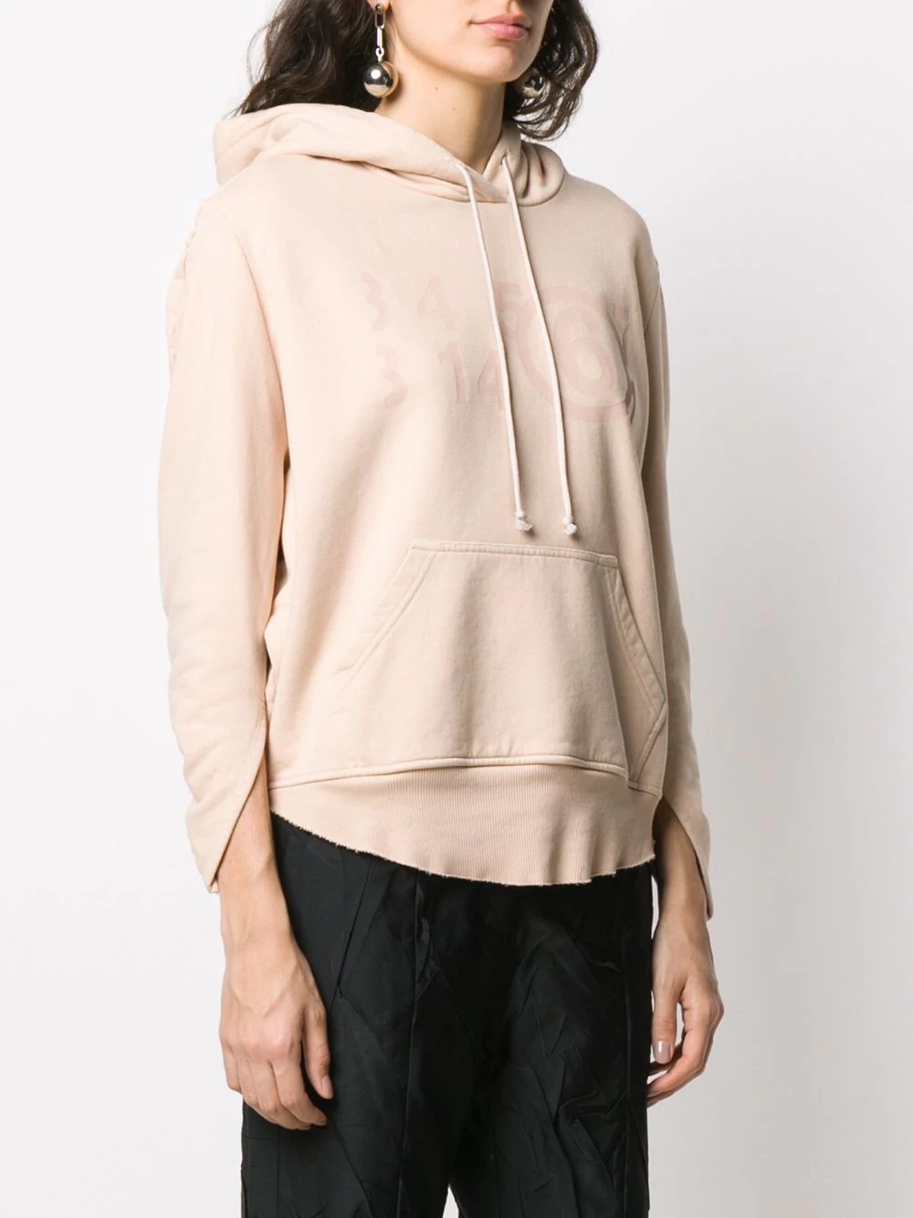 Studio stone washed hoodie - 3