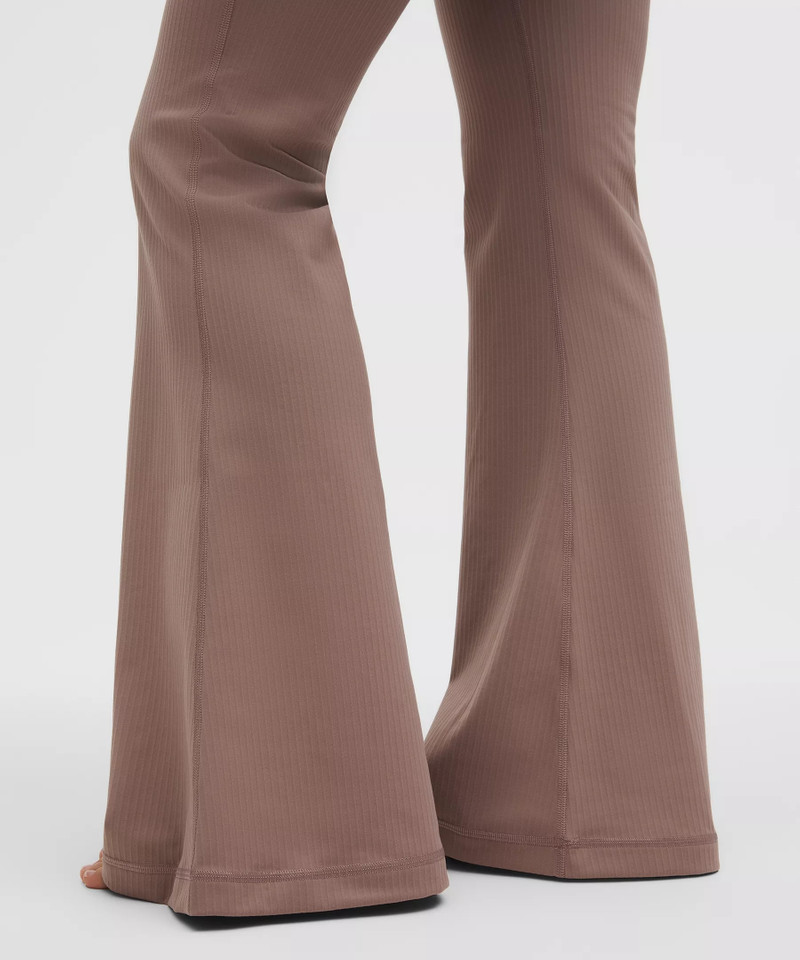 Groove High-Rise Ribbed Wide-Flare Pant 6