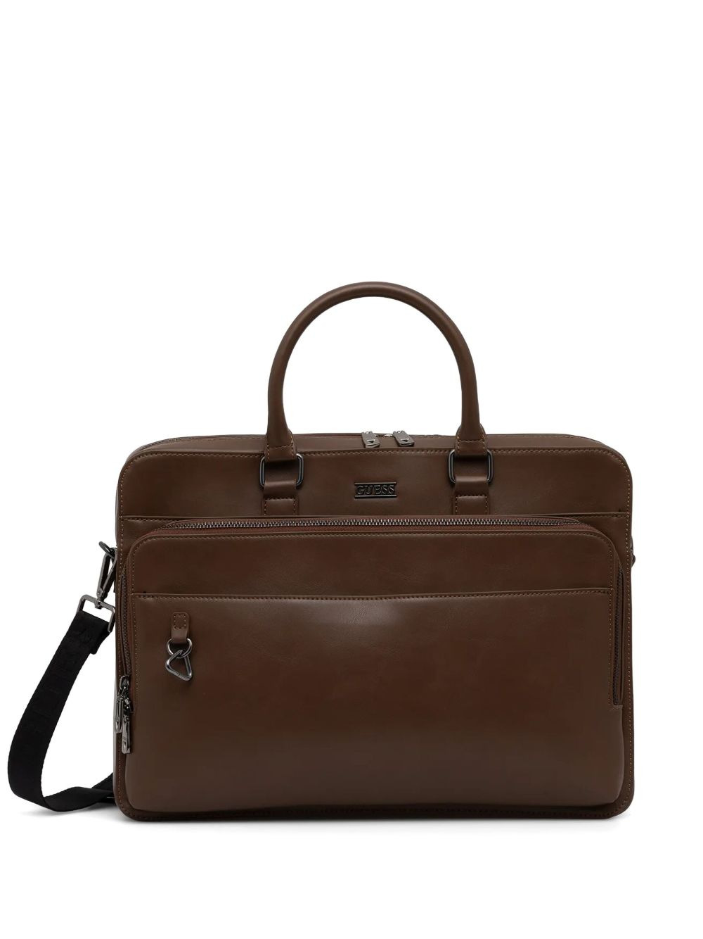double-zip top-handle briefcase - 1