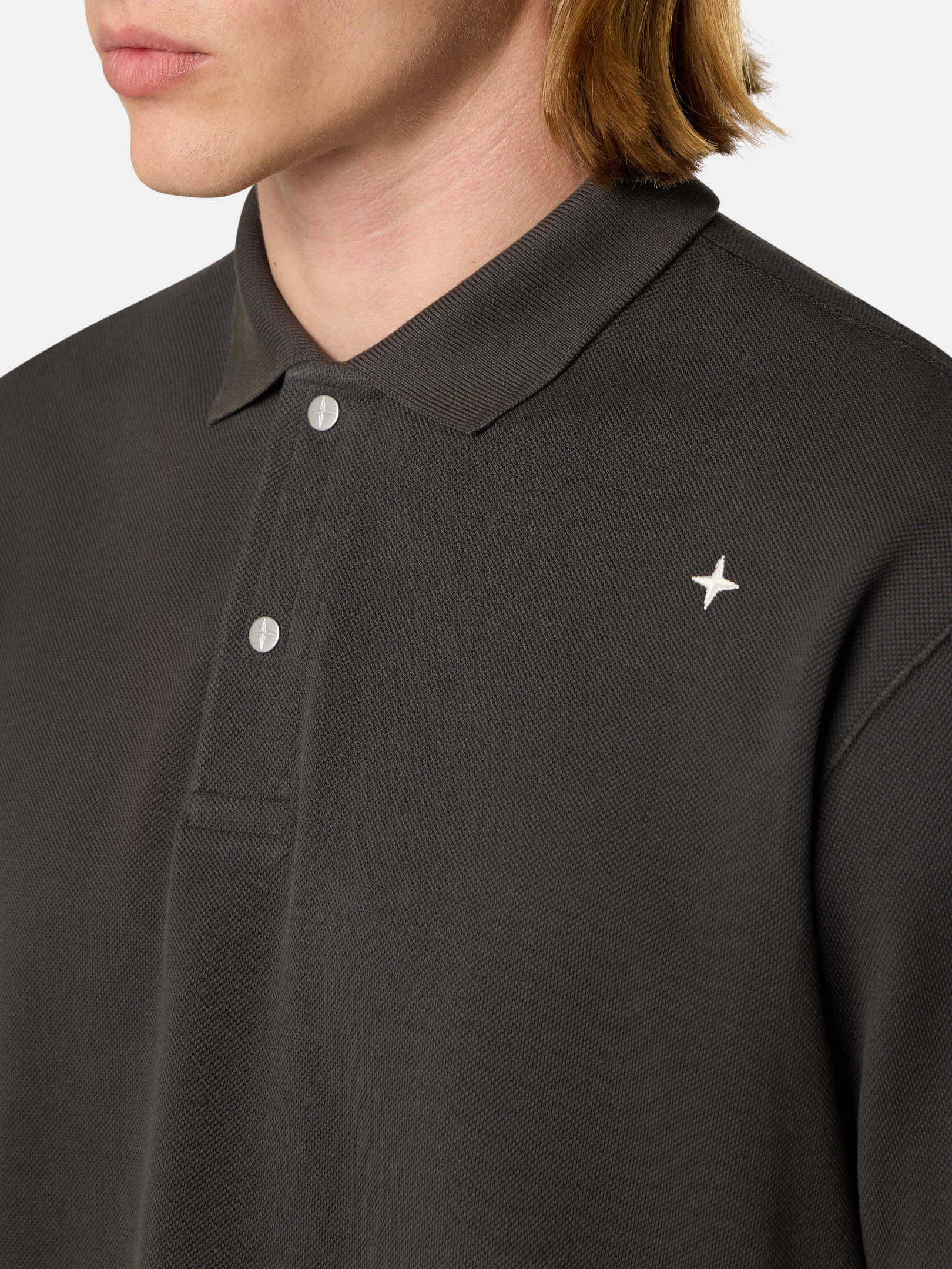 2200010 50/2 ORGANIC COTTON PIQUÉ_STONE ISLAND STELLINA - 4
