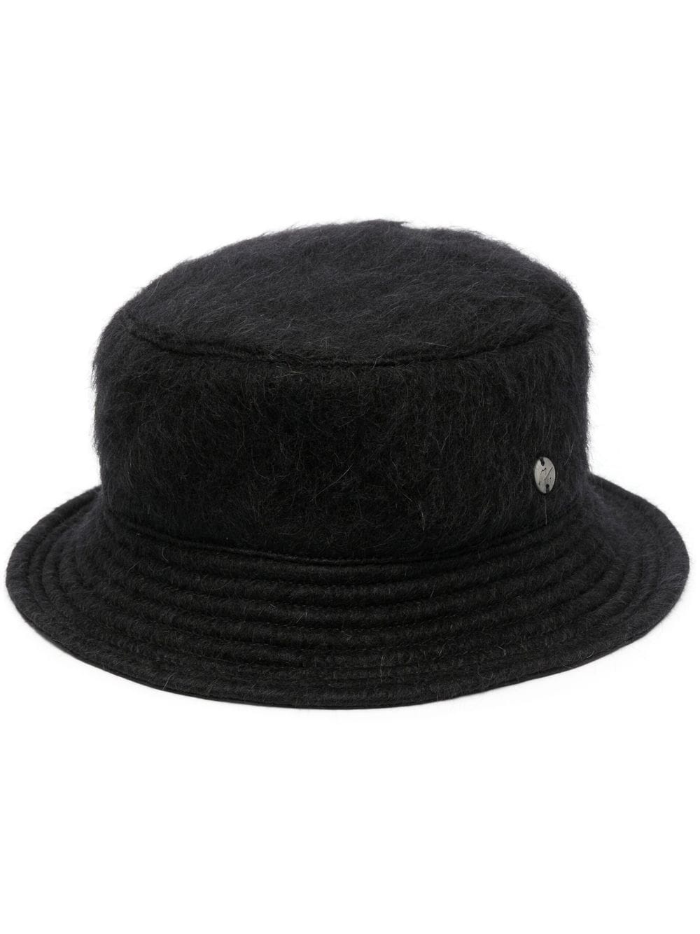 logo-plaque bucket hat - 1