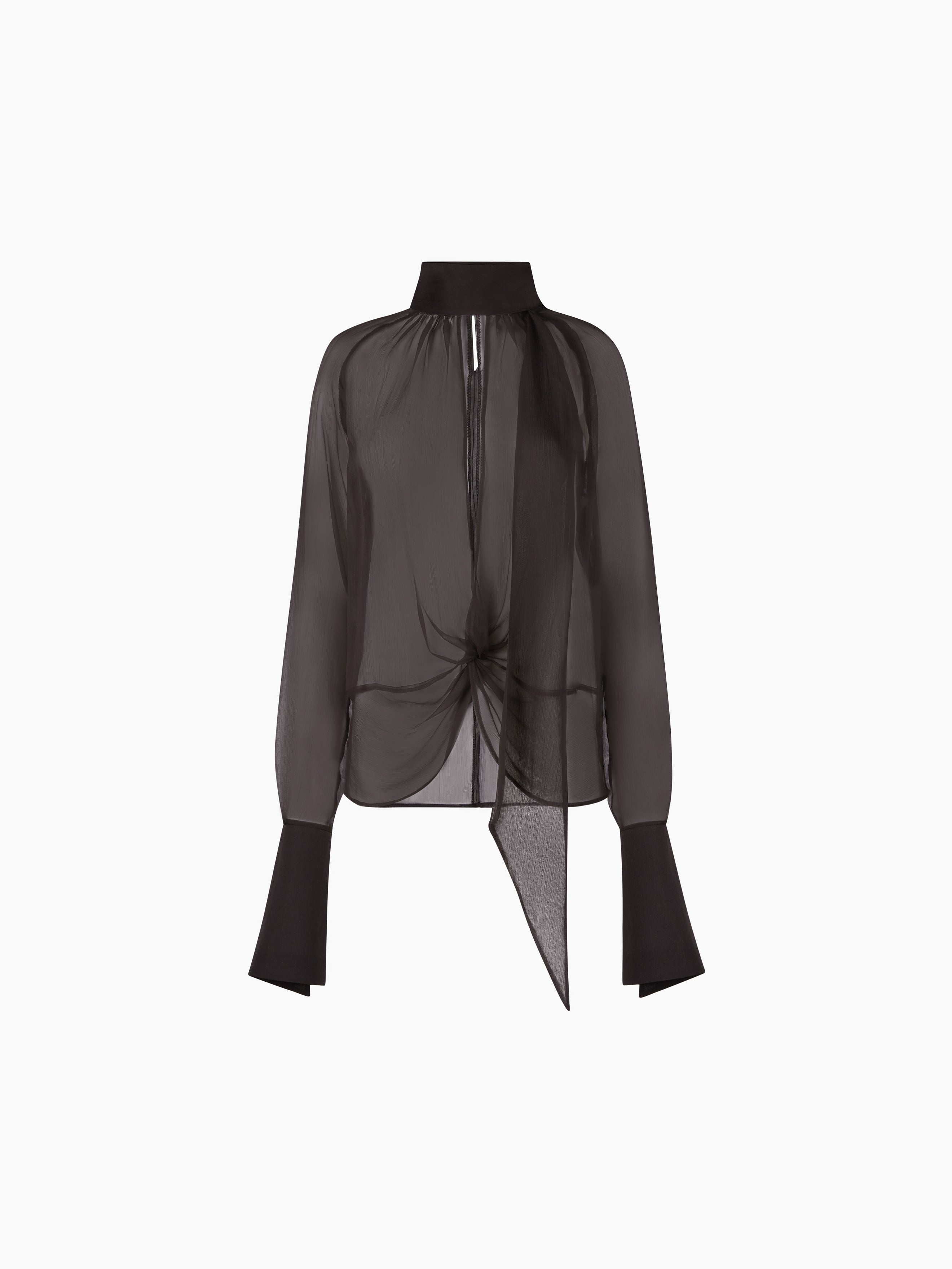 PUSSY-BOW BLOUSE - 5