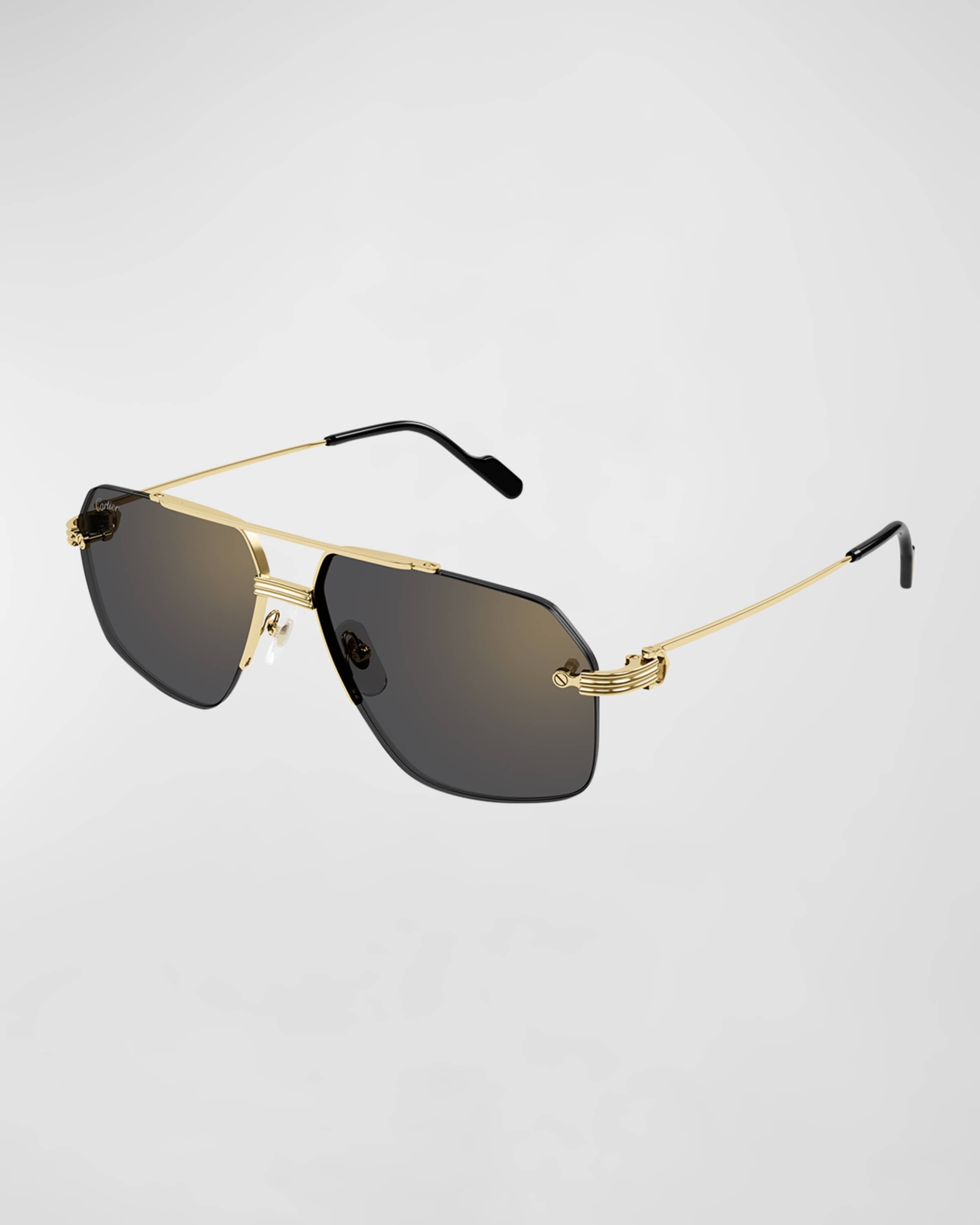 Men's CT0426Sm Metal Aviator Sunglasses - 1