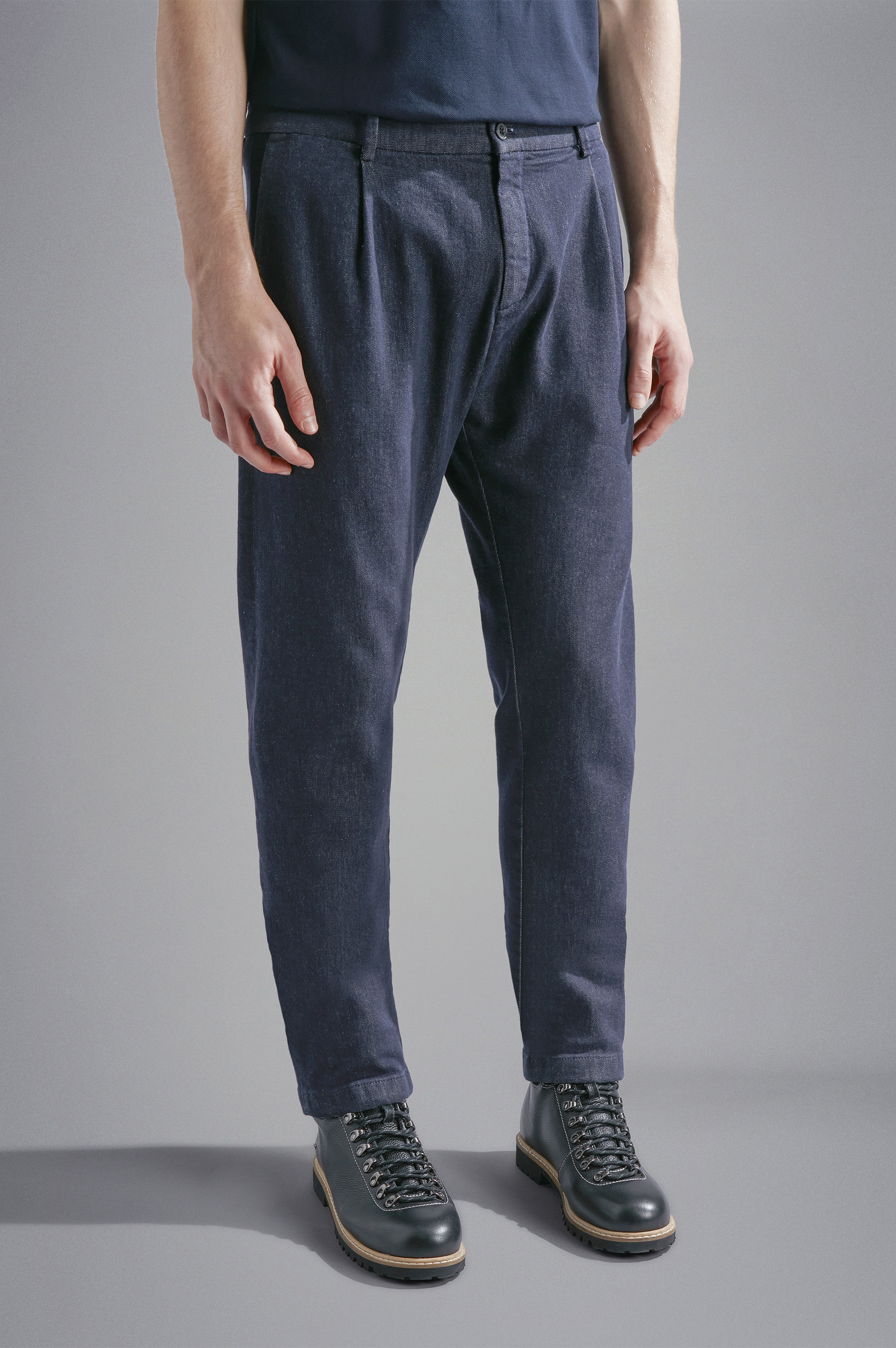 COTTON STRETCH CHINO TROUSERS - 7