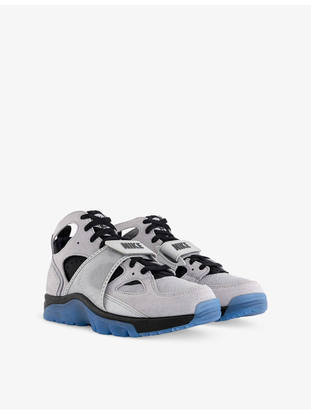 Nike Air Trainer Huarache Suede and Faux-Leather High-Top Trainers - 3