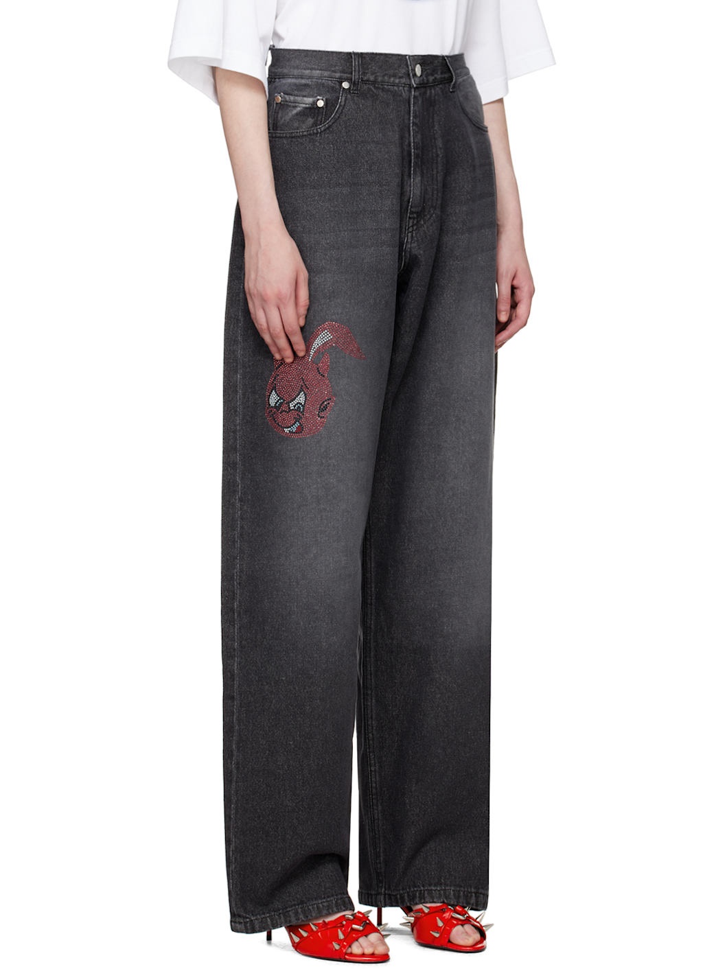 Black 'You Wish' Jeans - 2