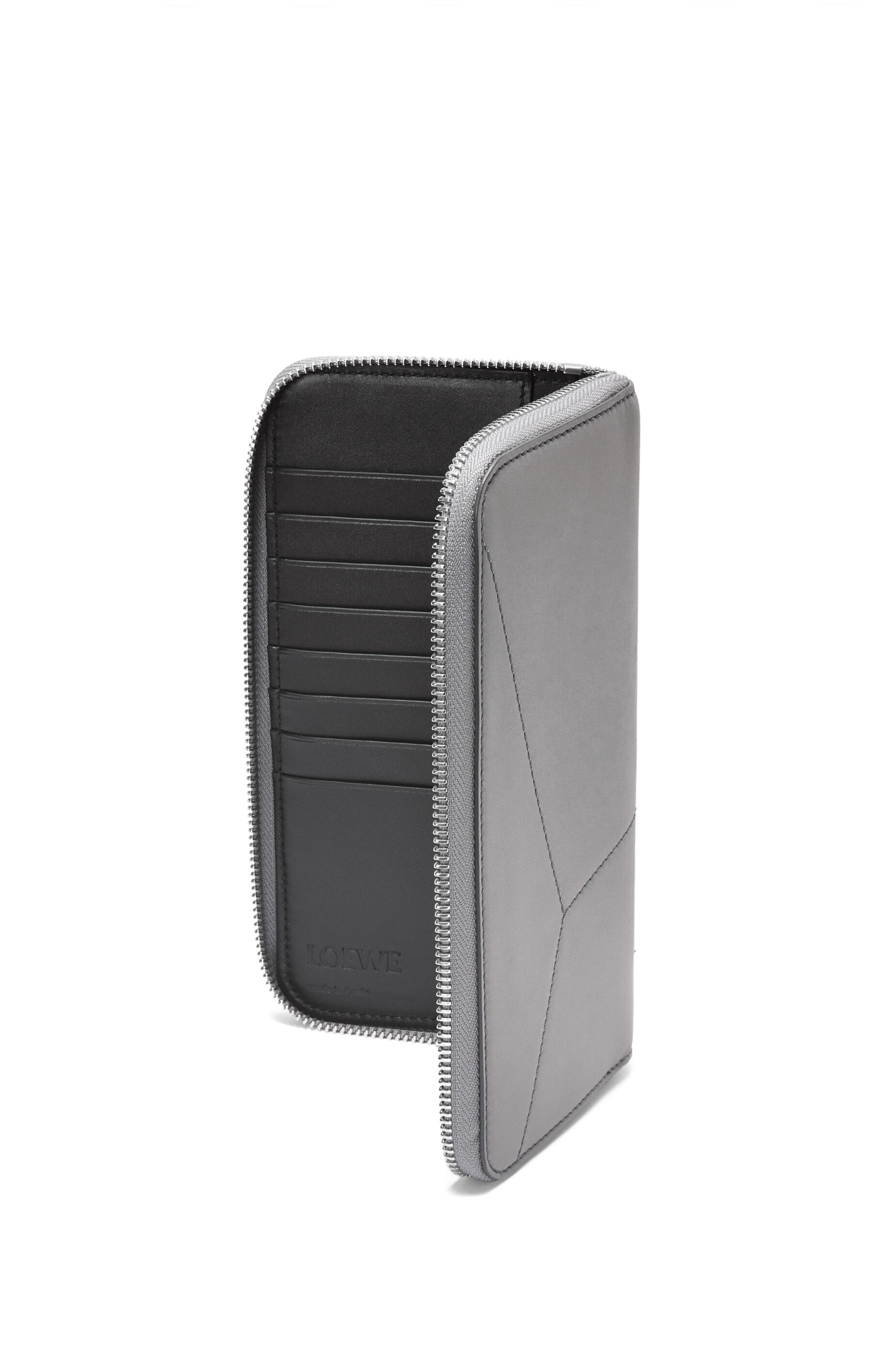 Puzzle stitches open wallet in smooth calfskin - 3