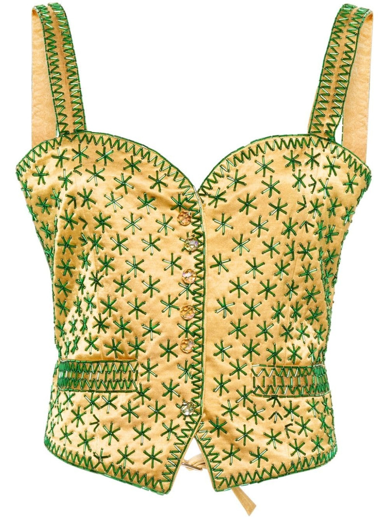 embroidered-design tank top 1