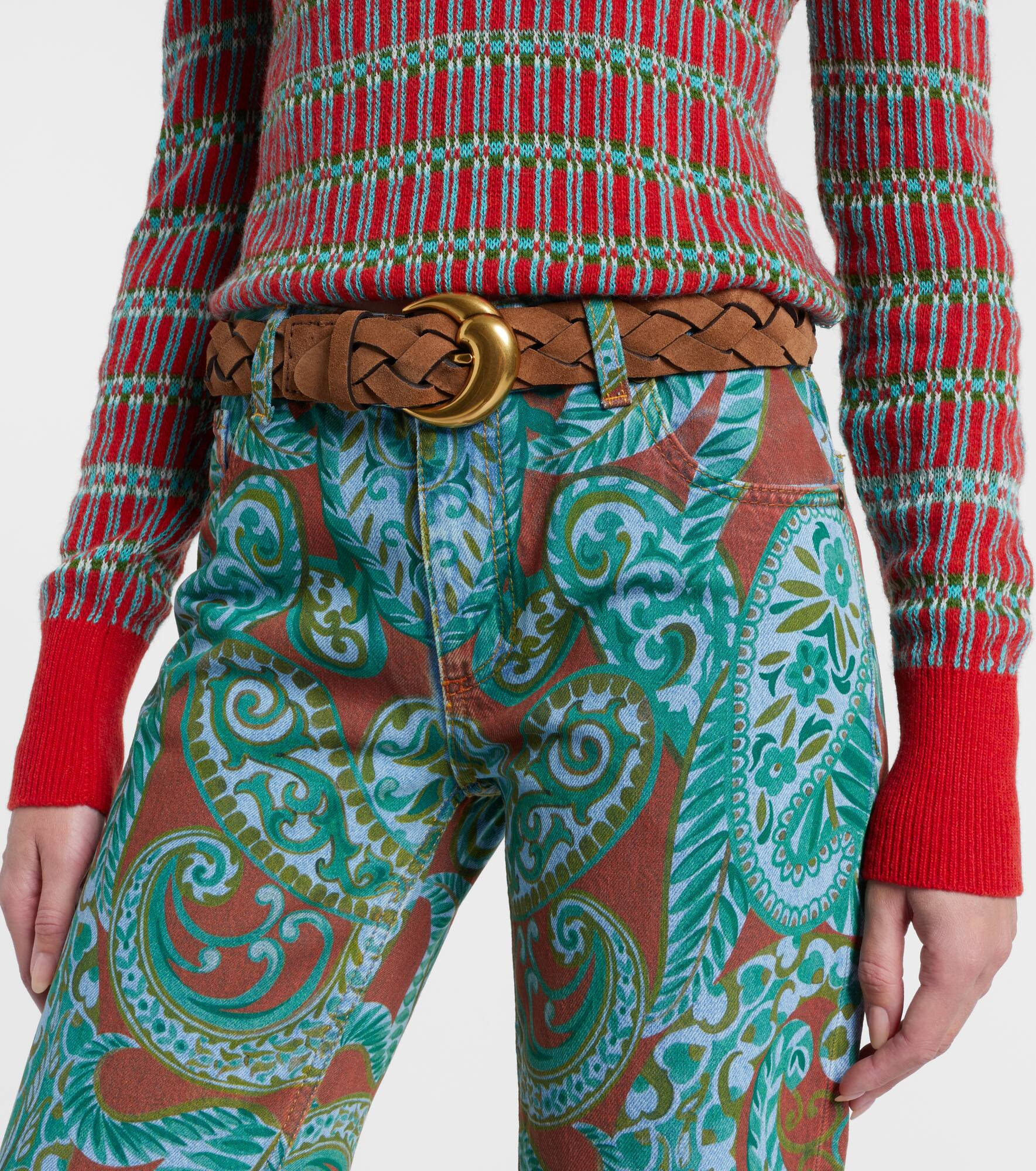 Braided suede belt - 2