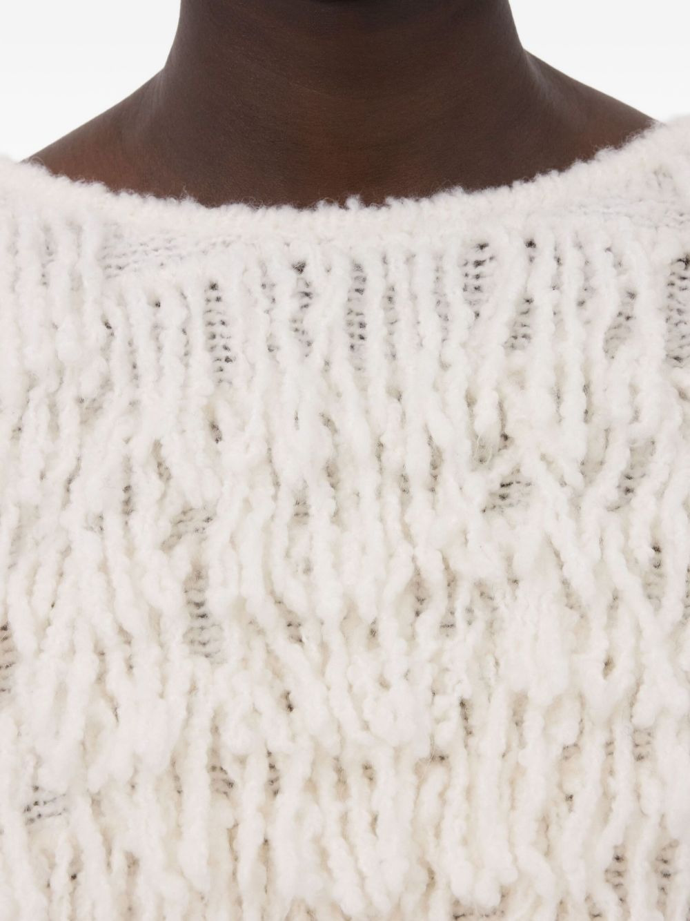 fringe wool sweater - 5