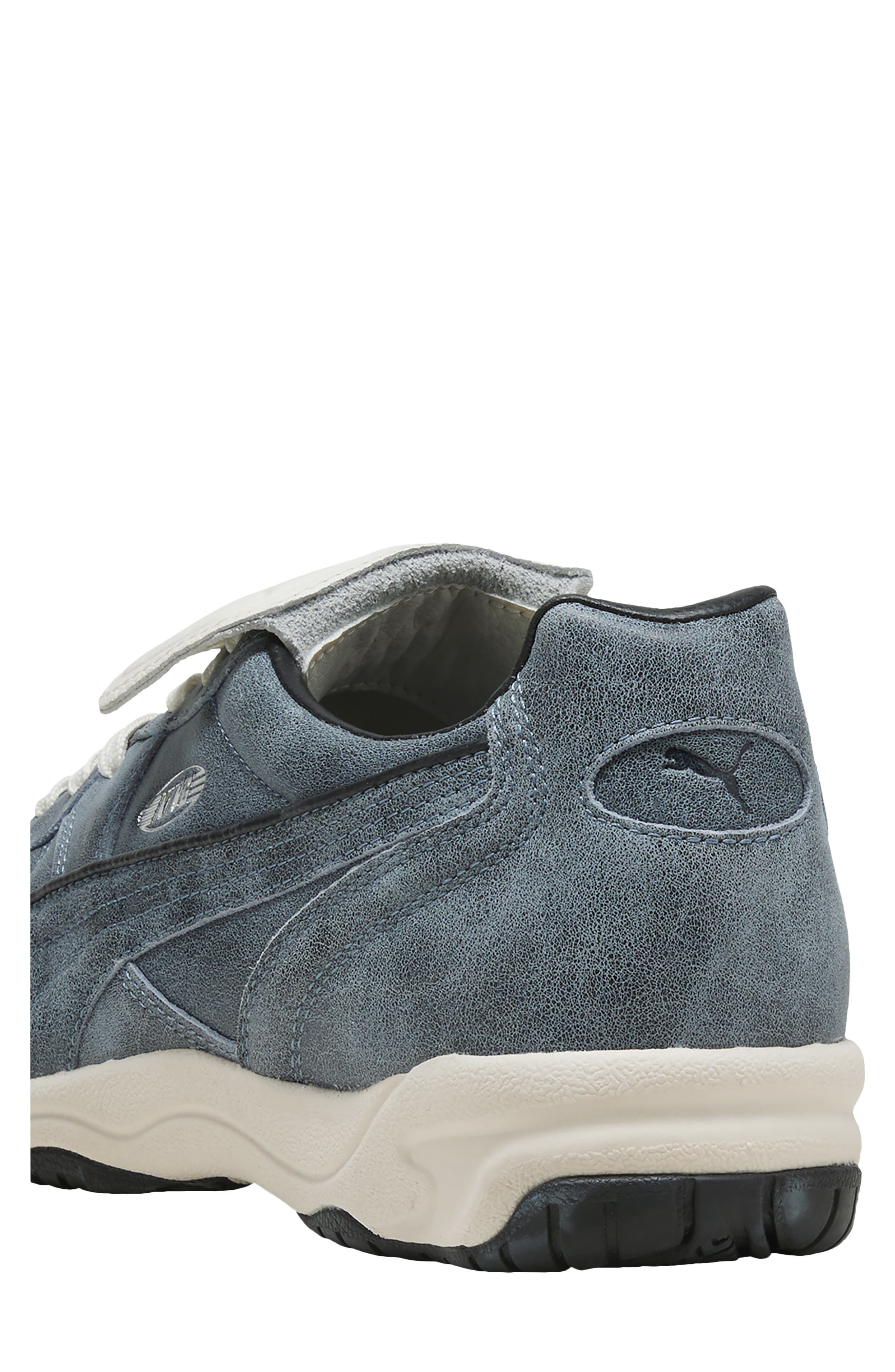 PUMA King Indoor Premium Soccer Sneaker in Cool Blue/Warm White at Nordstrom - 3