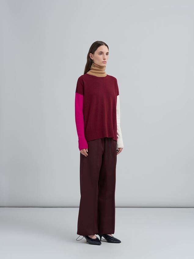 SUSTAINABLE WOOL GABARDINE TROUSERS - 2