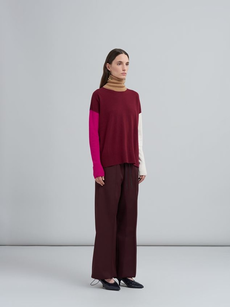 Marni SUSTAINABLE WOOL GABARDINE TROUSERS outlook