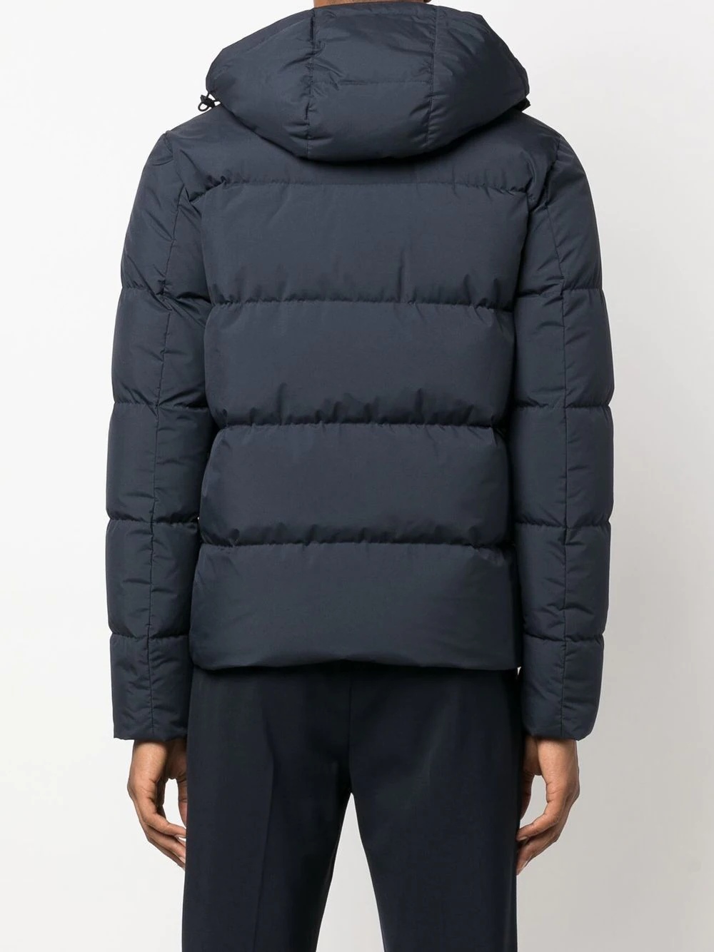 padded zip-up down jacket - 4