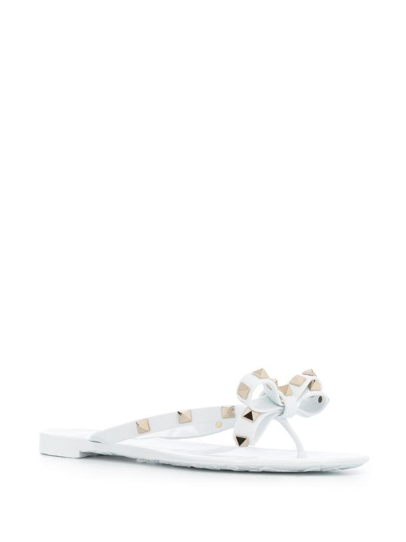 Rockstud thong sandals - 2