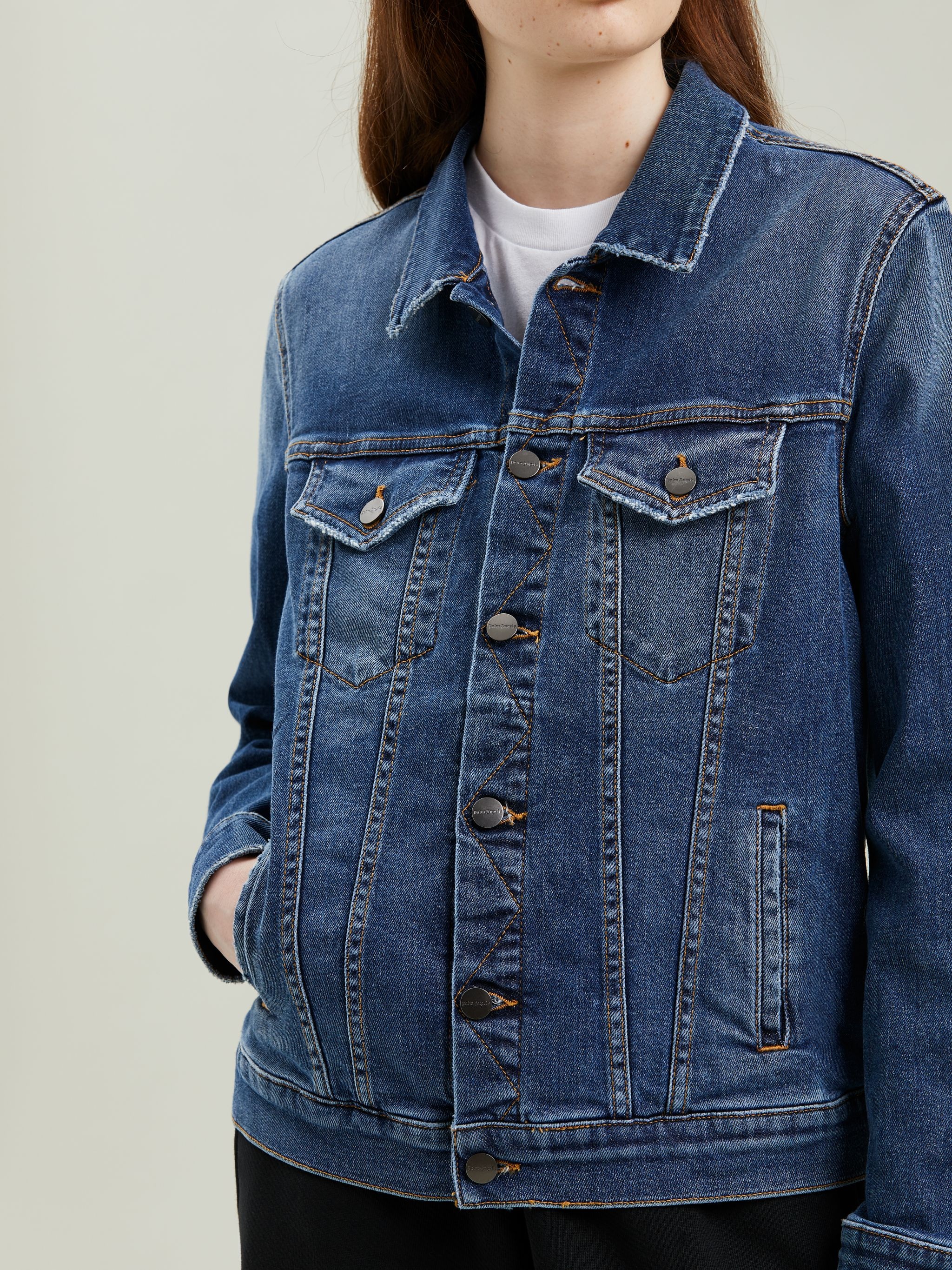 LOGO DENIM JACKET - 7
