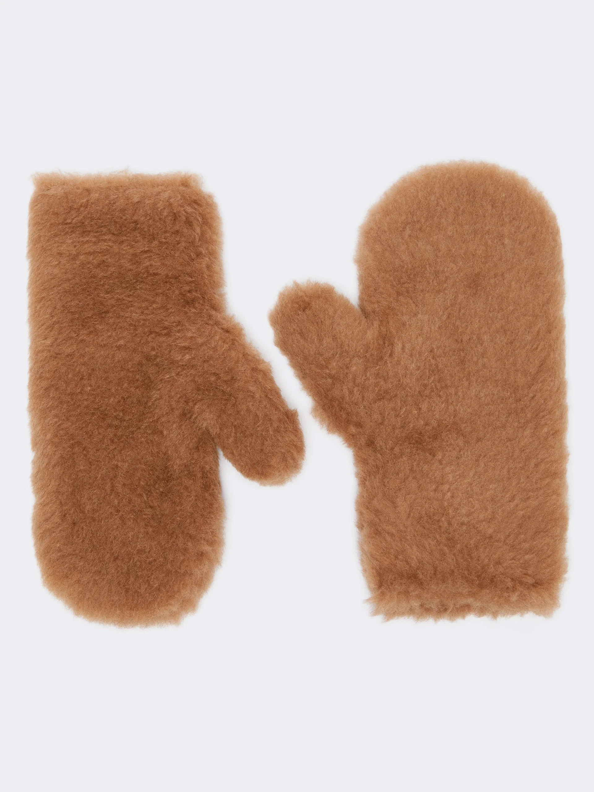 OMBRAT2 Teddy fabric mittens - CAMEL - 1