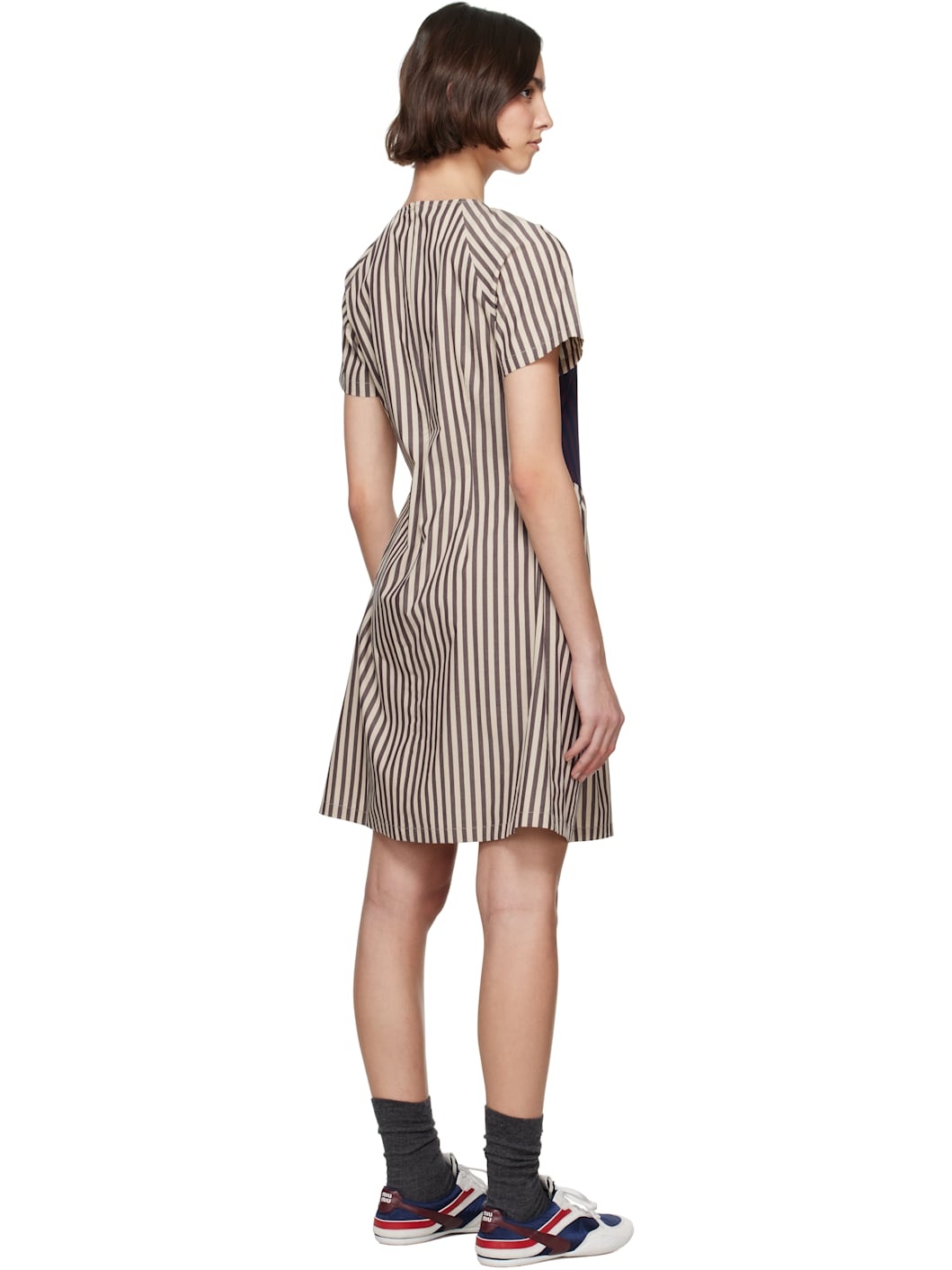 Brown Ace Minidress - 3