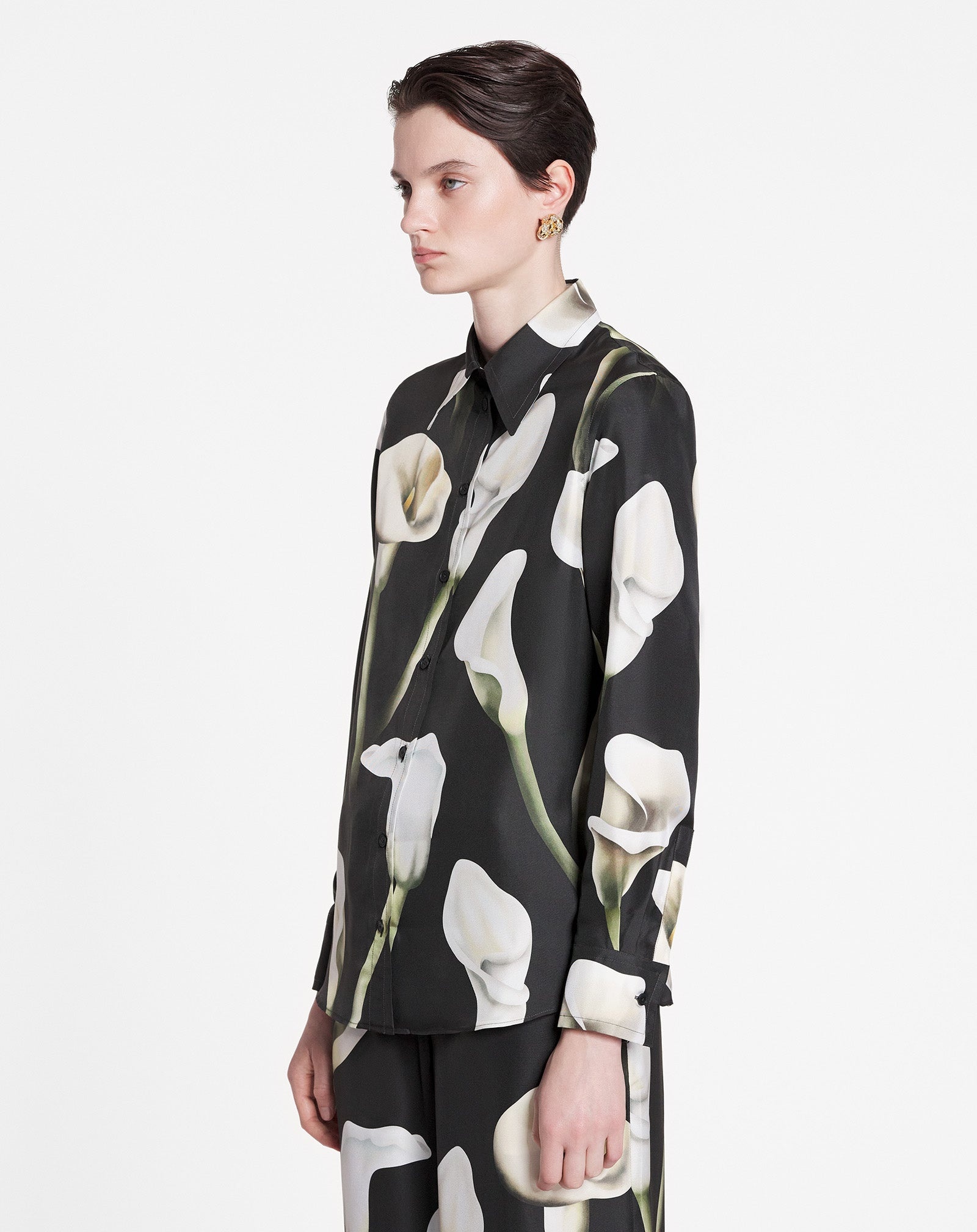 CALLA LILY PRINT SHIRT - 3