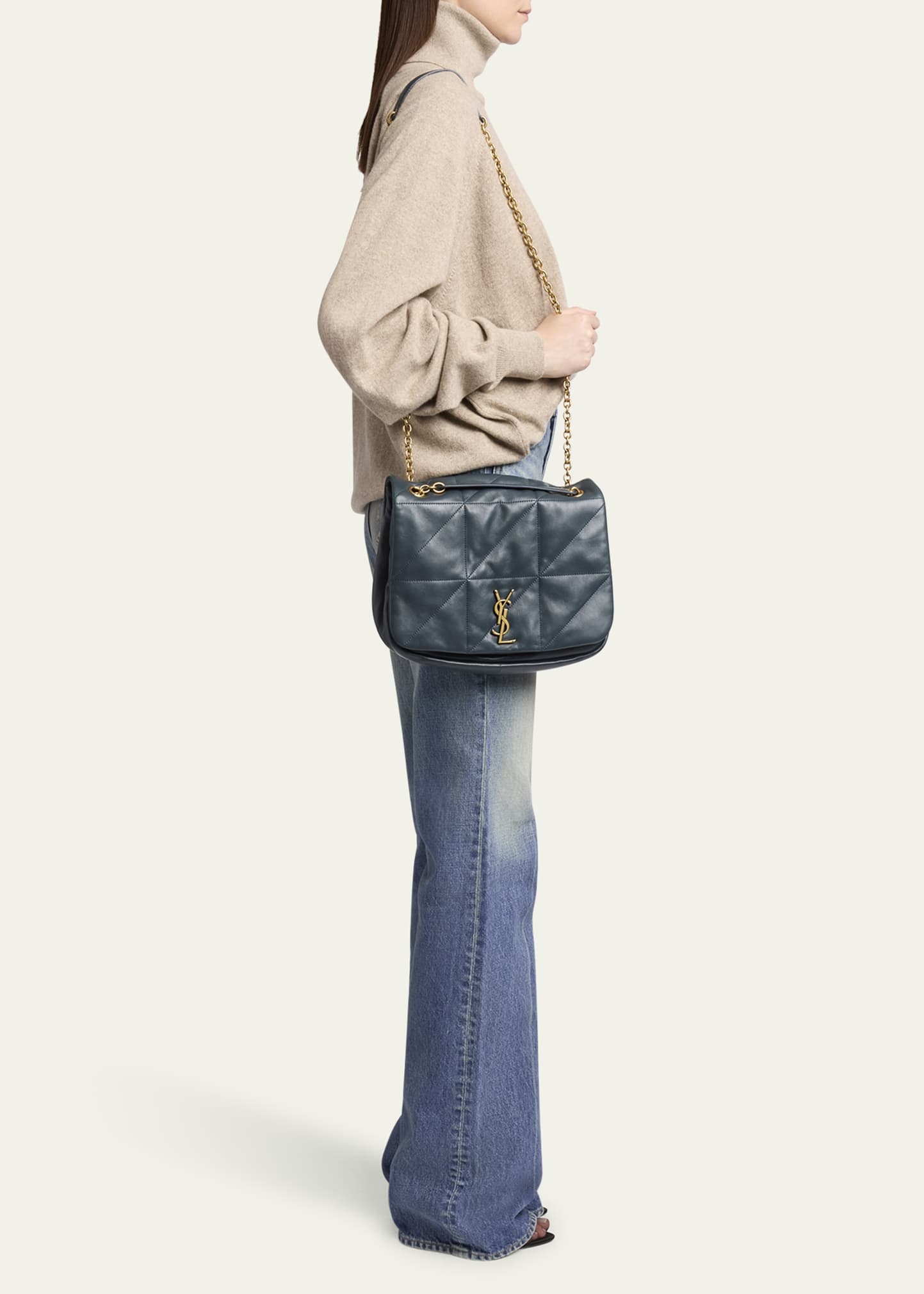 Jamie 4.3 Medium YSL Crossbody Bag in Calfskin - 5
