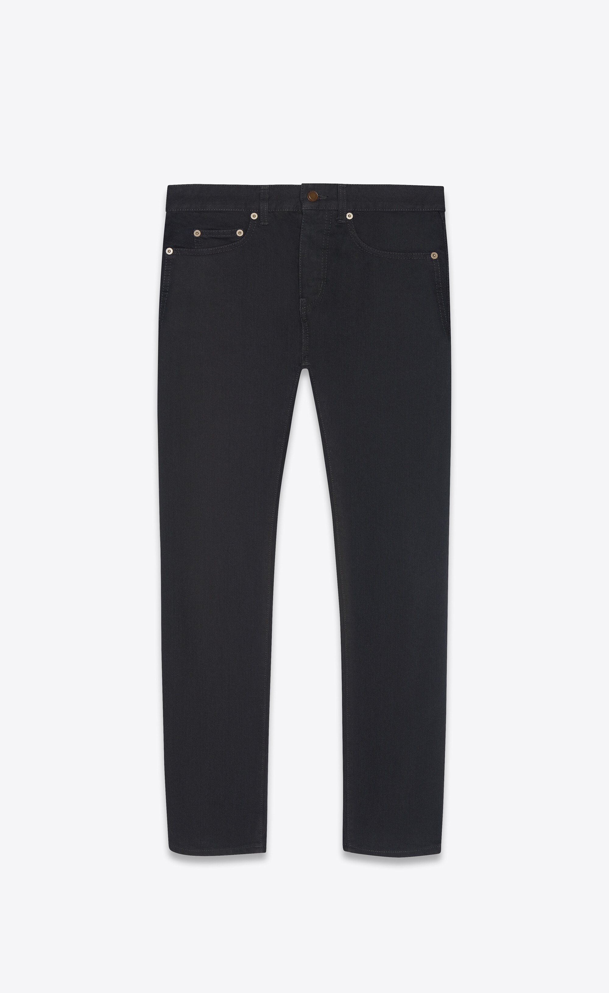 etienne pants in worn black denim - 1