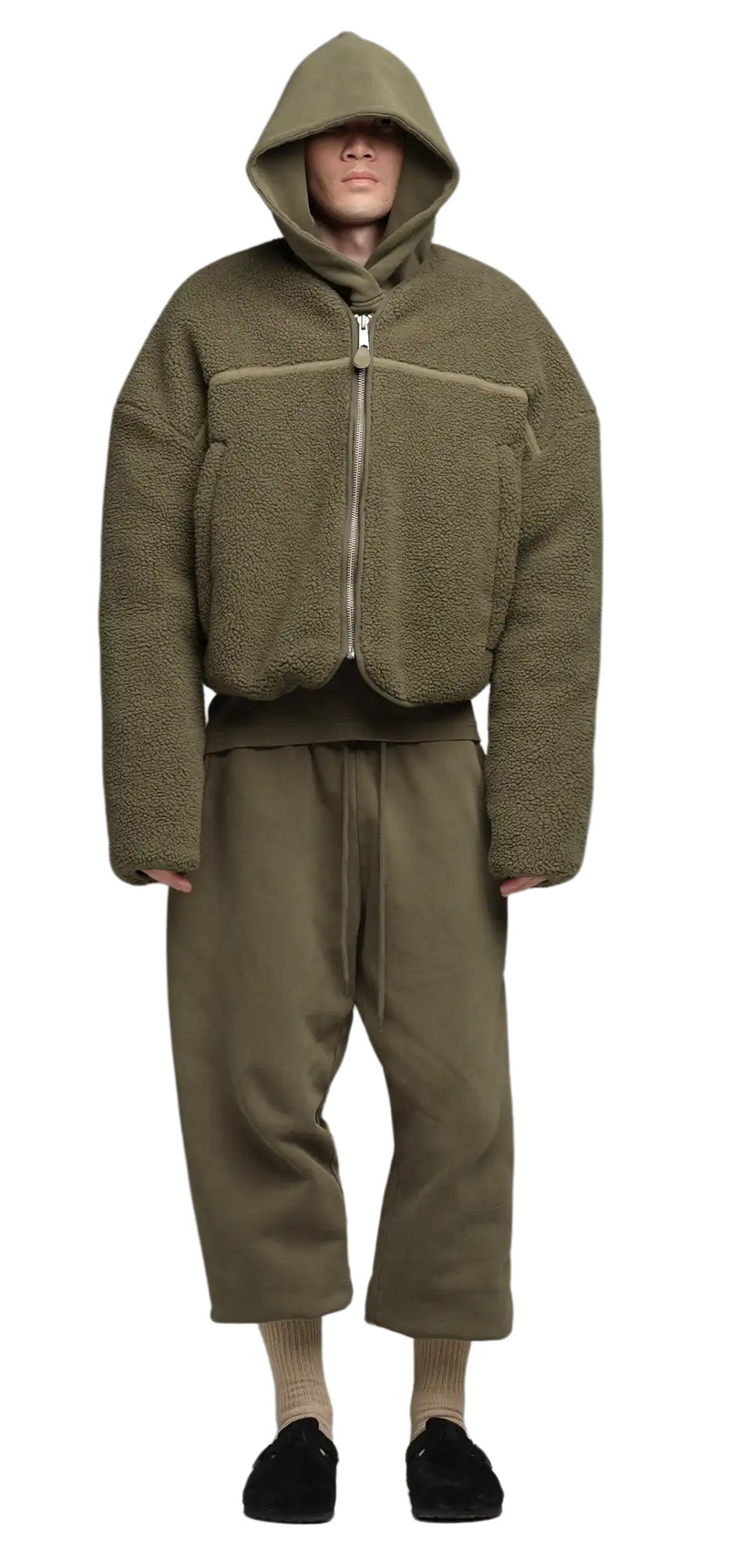 entire studios FLUFFY OVERCOAT V2 LAUREL outlook