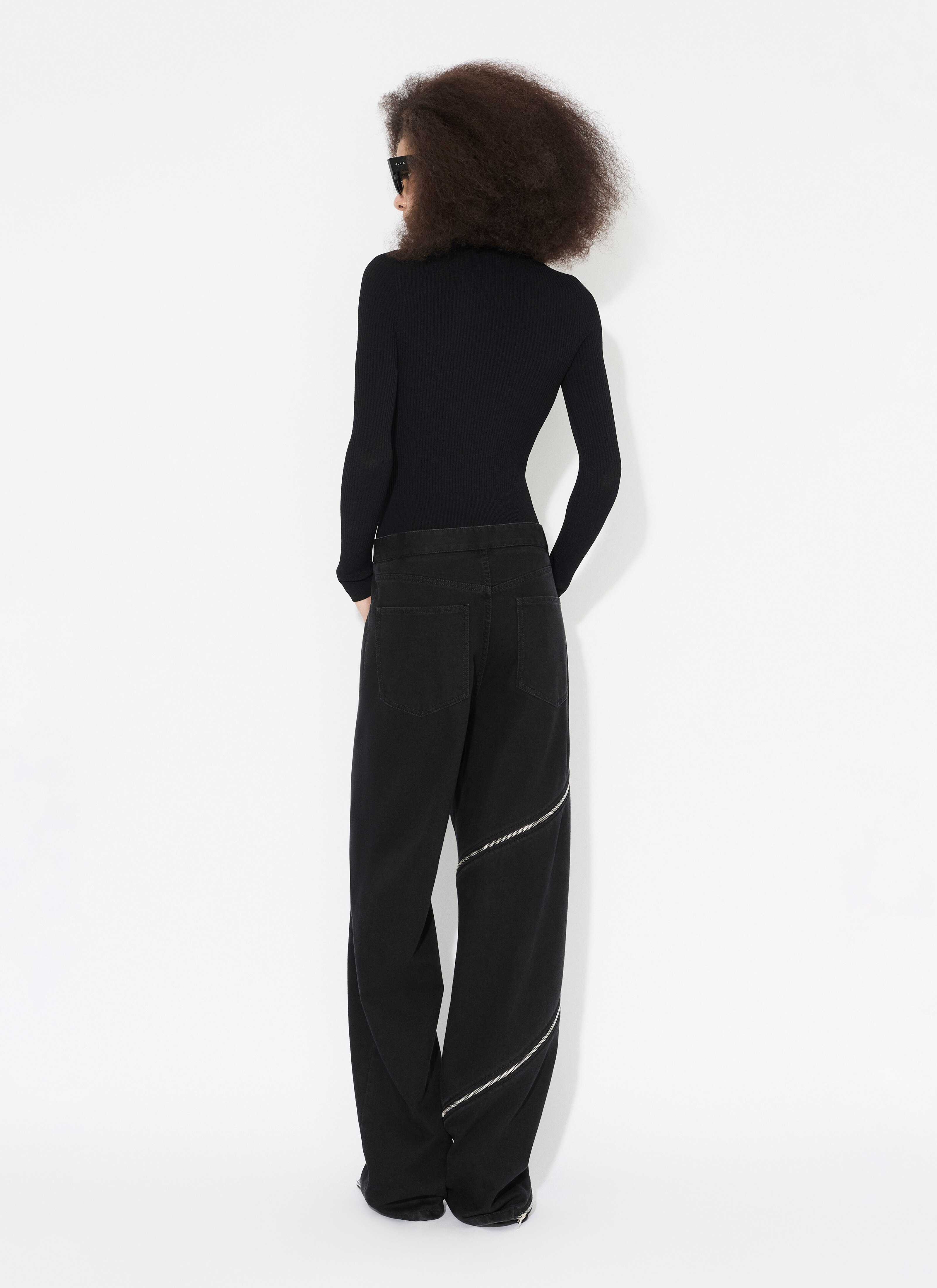 RIBBED KNIT BODYSUIT - 3