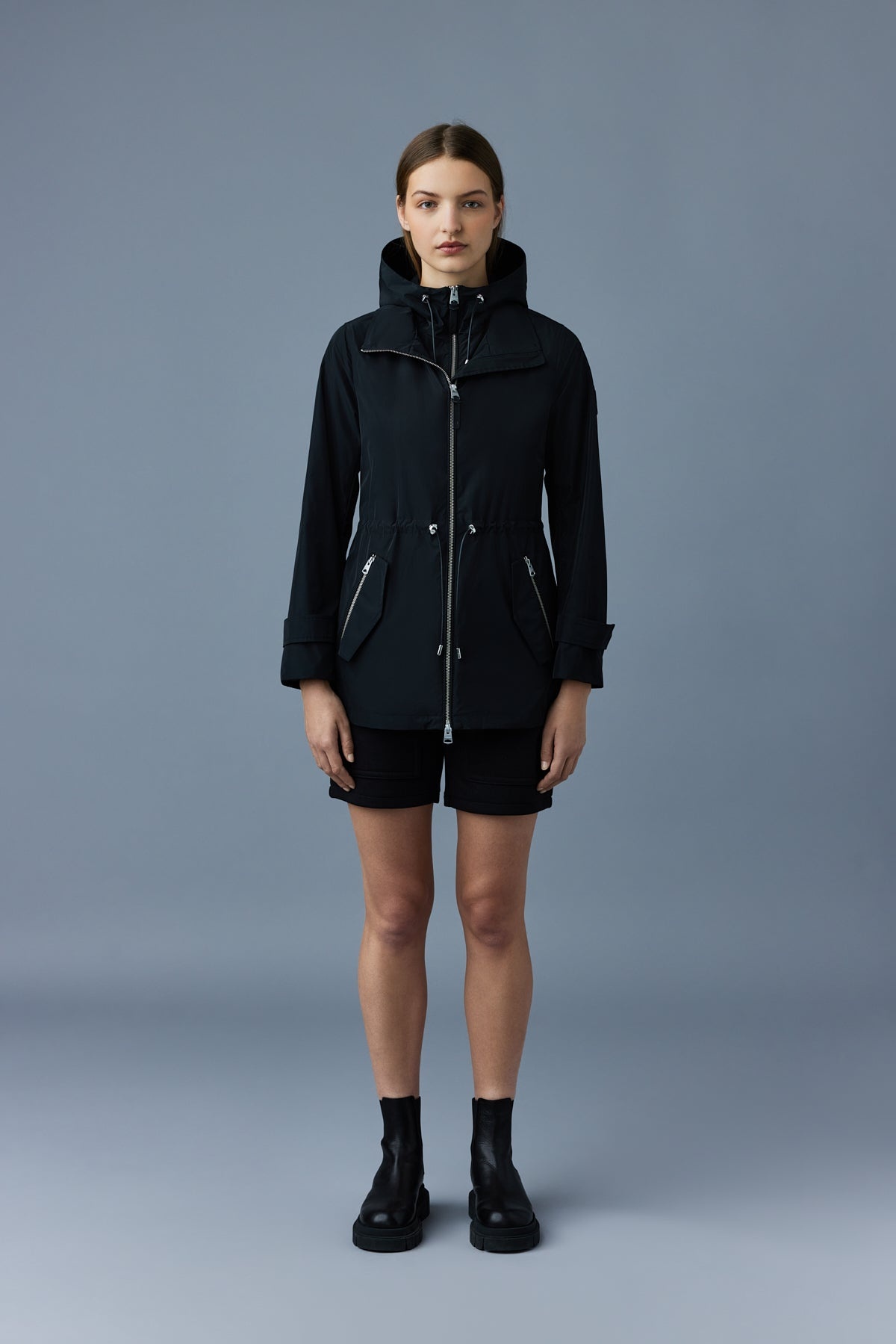 【Mackage】MELANY 2-in-1 with removable bib レインパーカー Mackage】MELANY 2-in-1 with removable bib レインパーカー