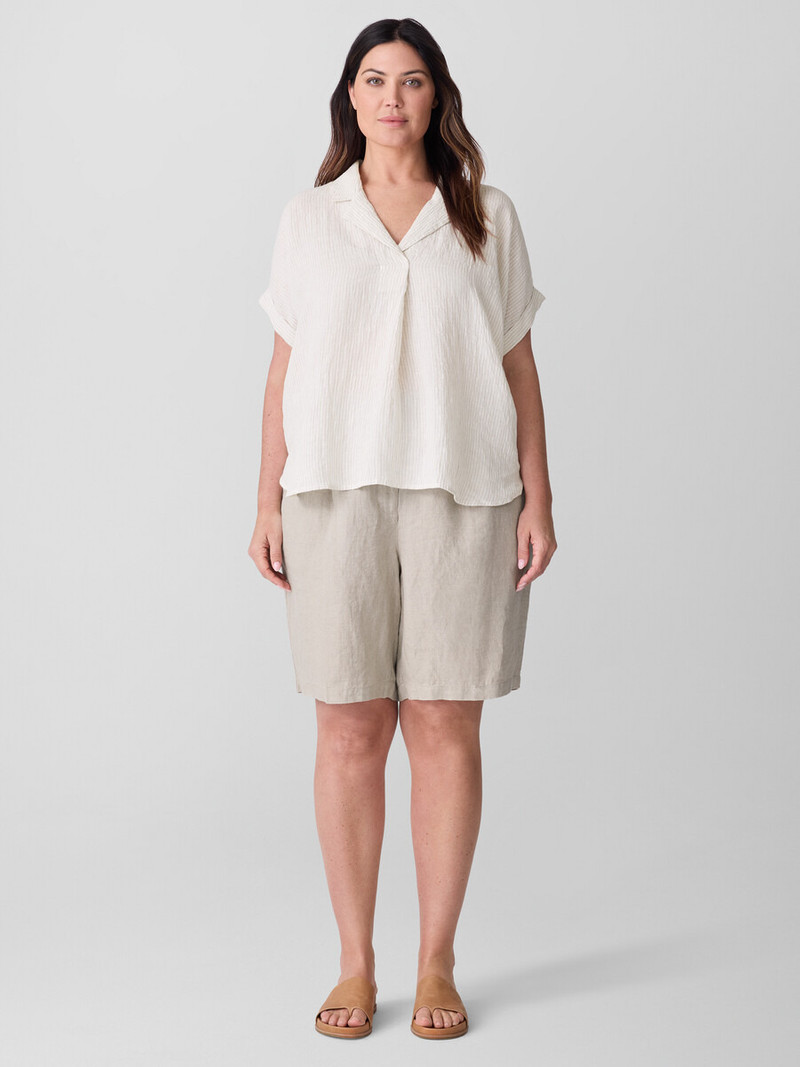 Organic Linen Shorts 6