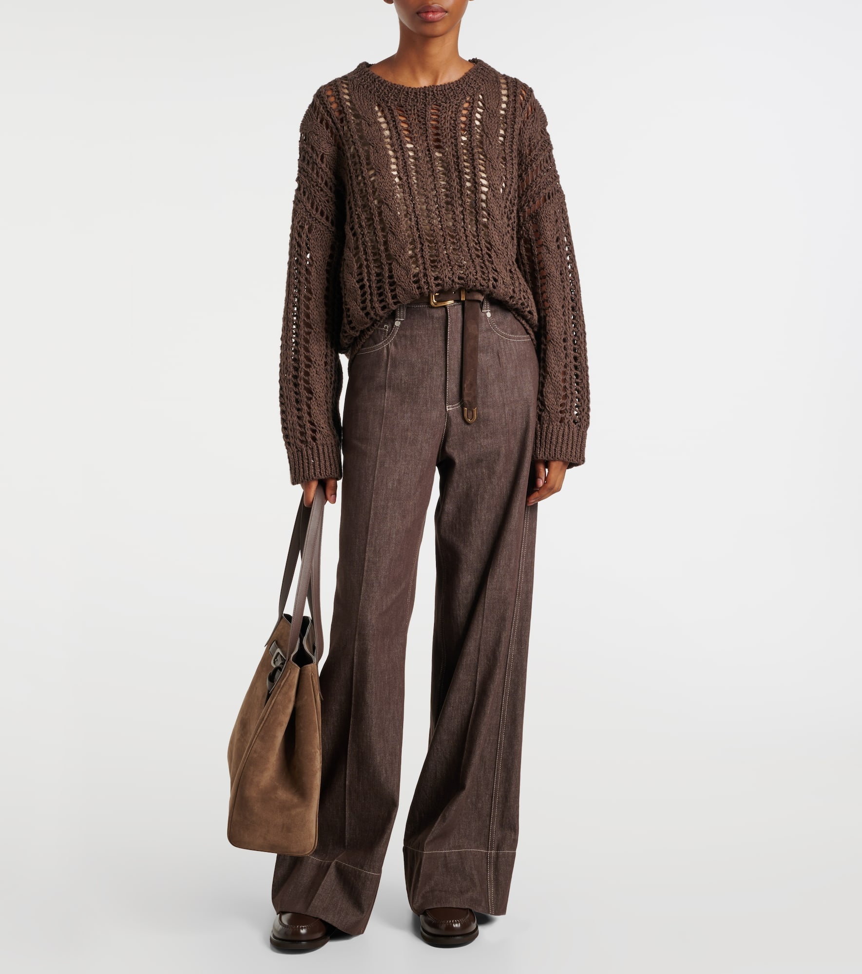 Mid-rise wide-leg jeans - 2