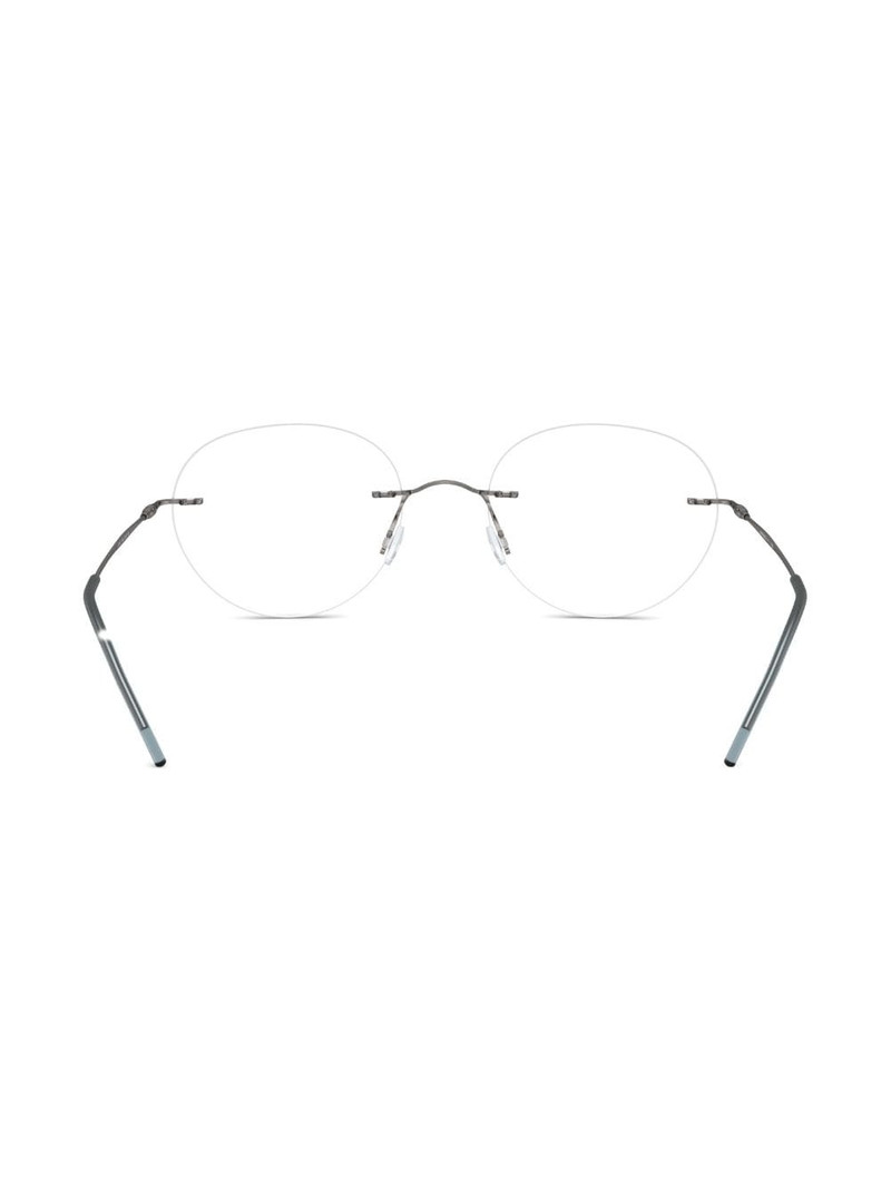 rimless round-frame glasses 4