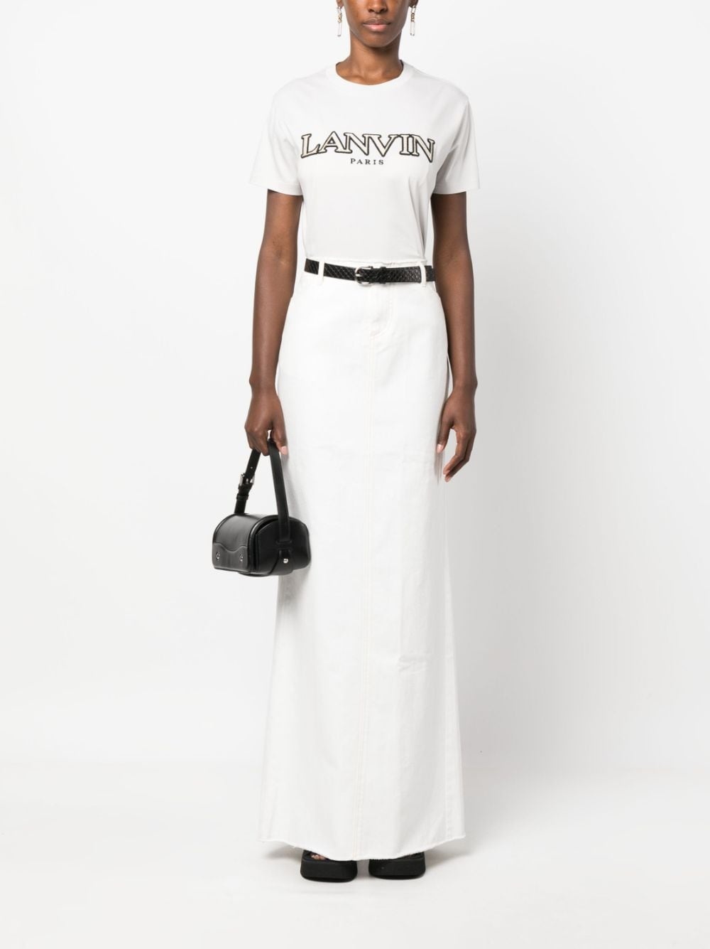 embroidered logo T-shirt - 2
