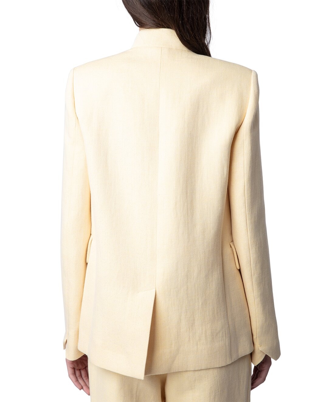 Zadig & Voltaire Very Lin Lurex Linen-Blend Blazer - 2