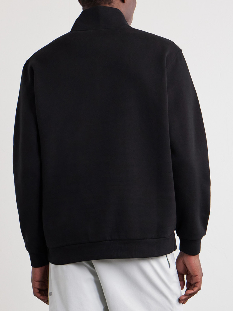 Steady State Cotton-Blend Jersey Half-Zip Sweatshirt 4