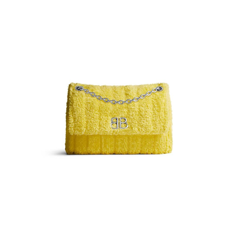 Women's Monaco Mini Bag Quilted Towel Fabric  in Yellow 7