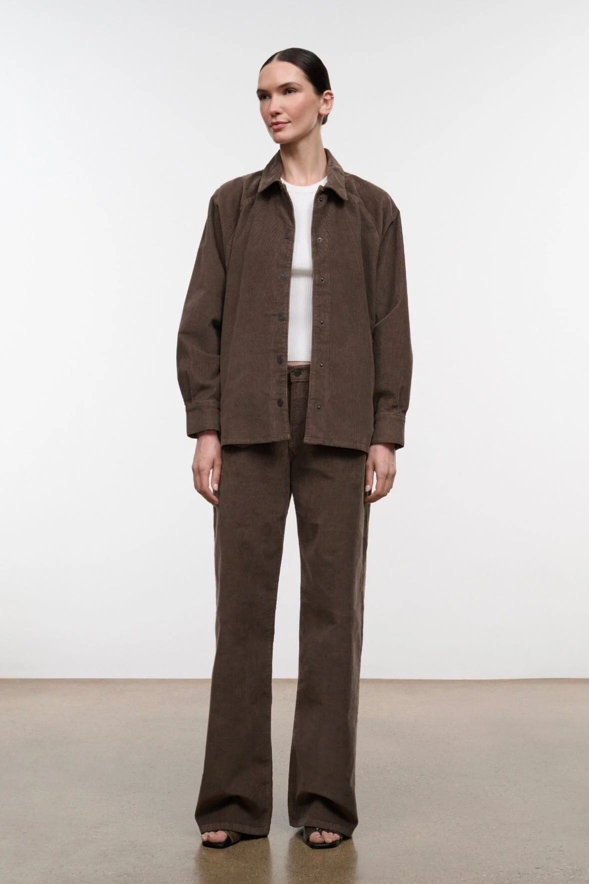 STAUD GUS RELAXED JEAN 30 OYSTER CORDUROY - 1