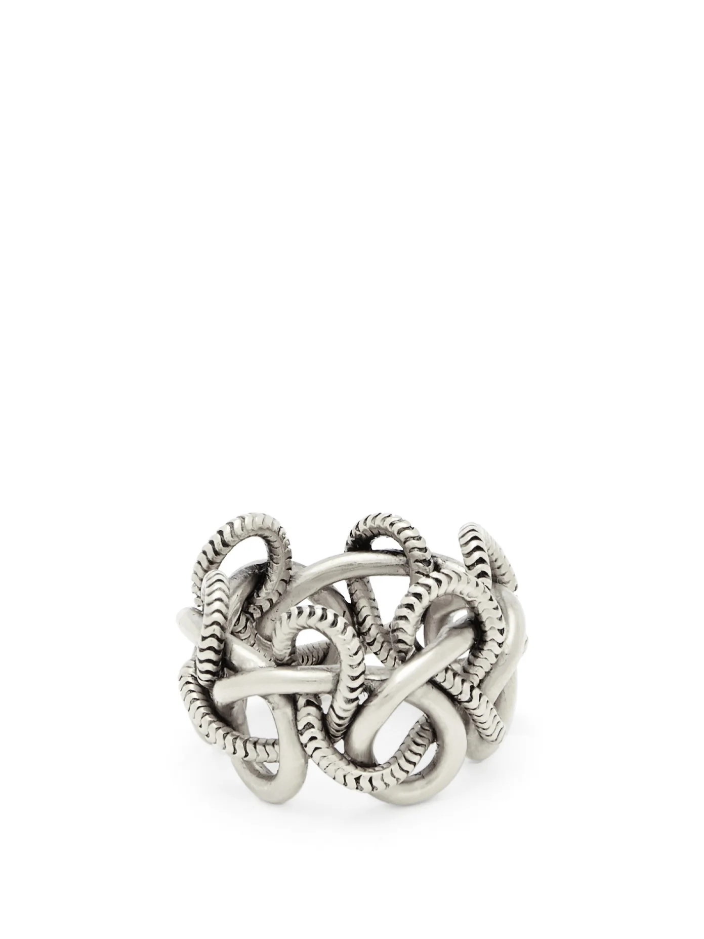 Knotted rope ring - 1