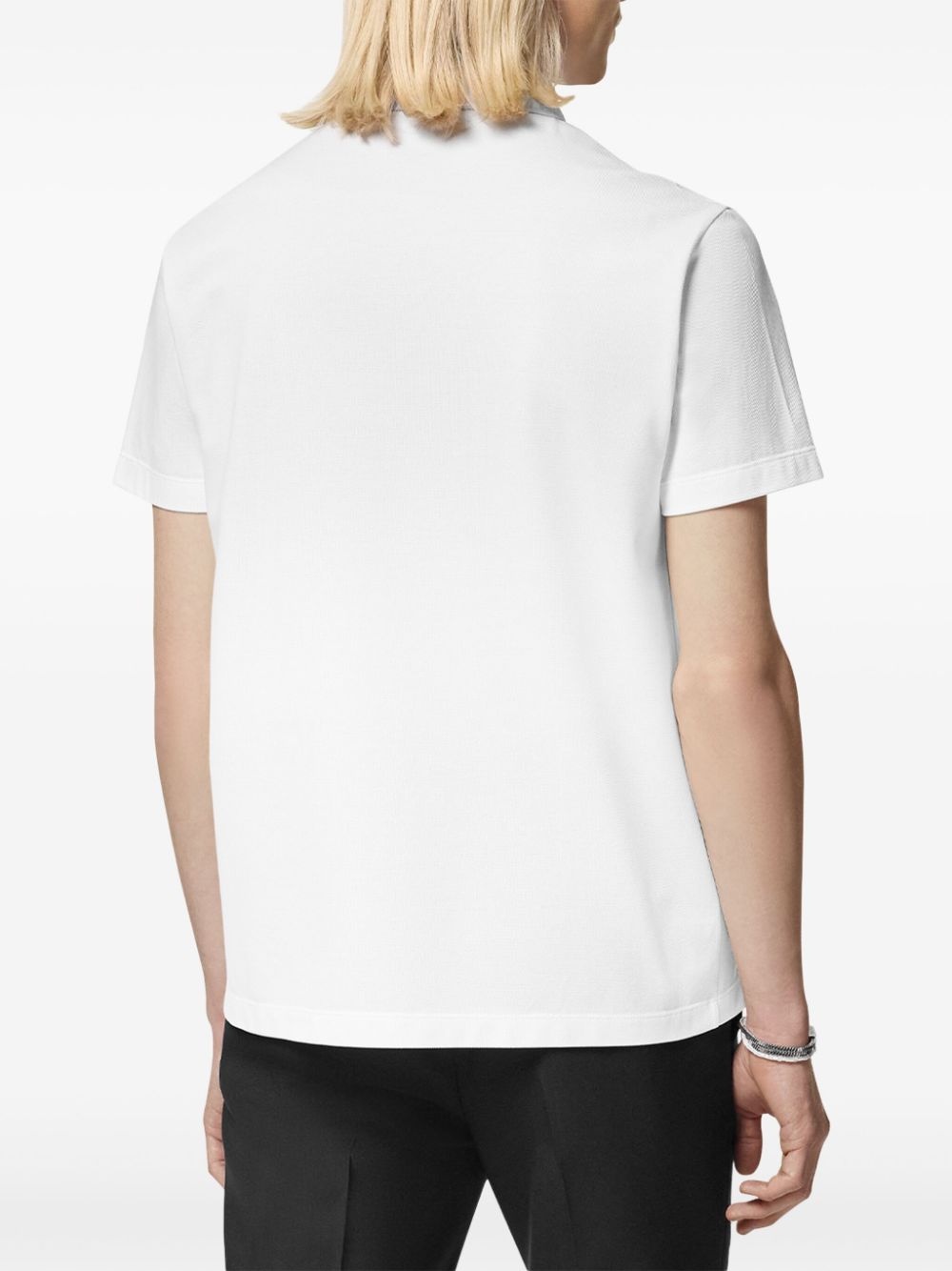 Greca-collar polo shirt - 4