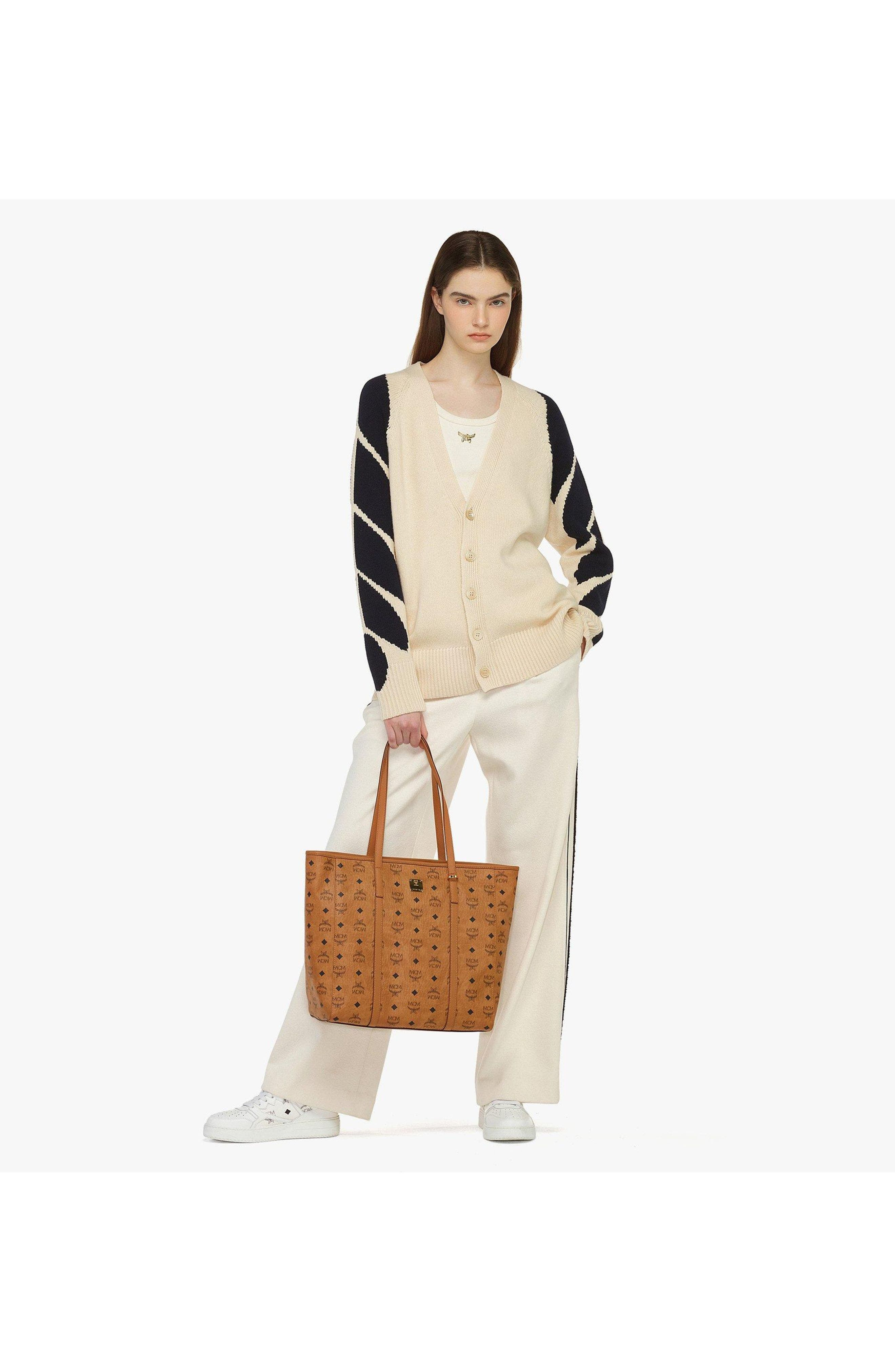 MCM Toni Top-Zip Shopper in Visetos in Brown at Nordstrom - 6